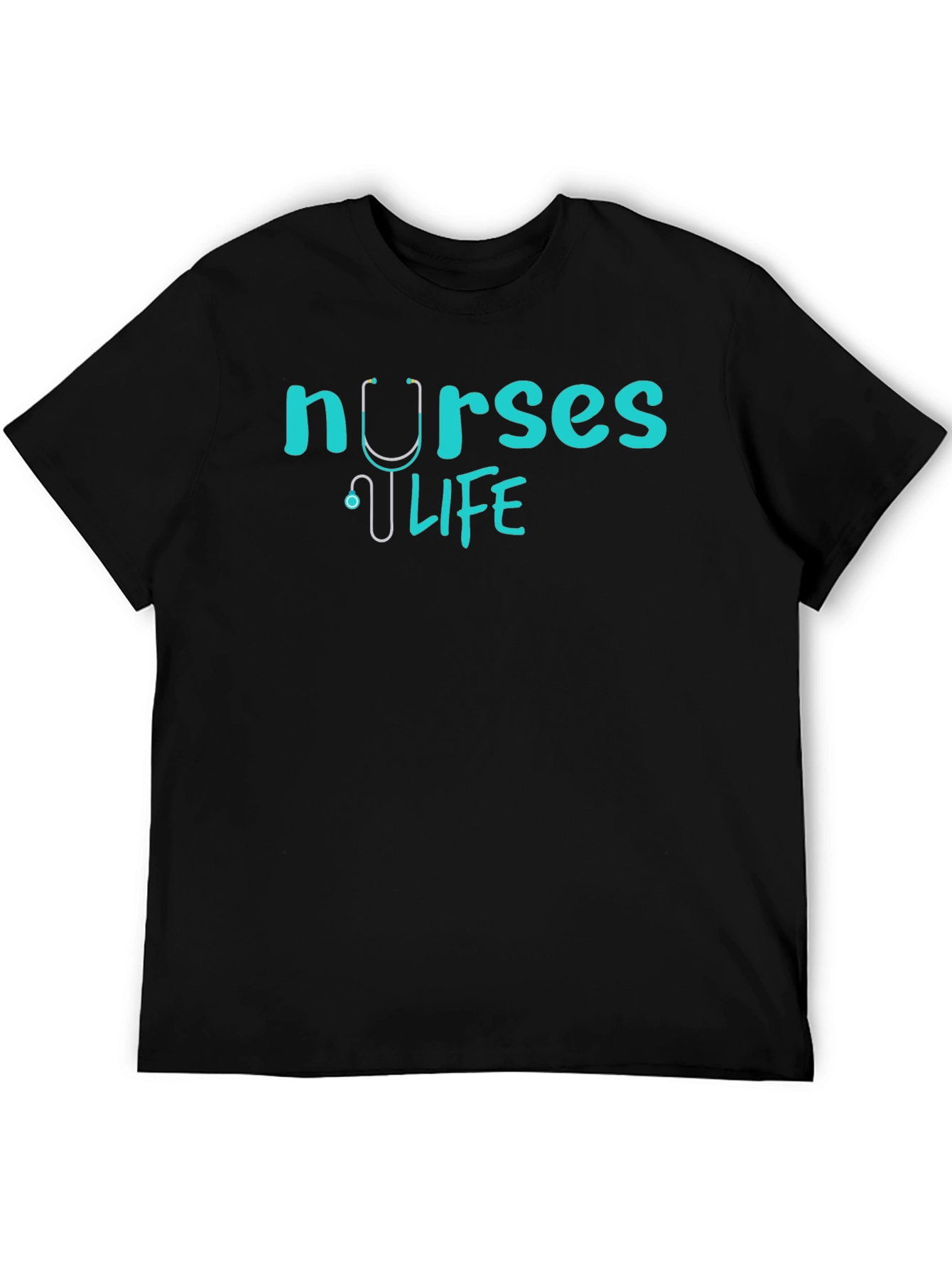 Nurses Life Stethoscope T-Shirt - Medical Profession Tee