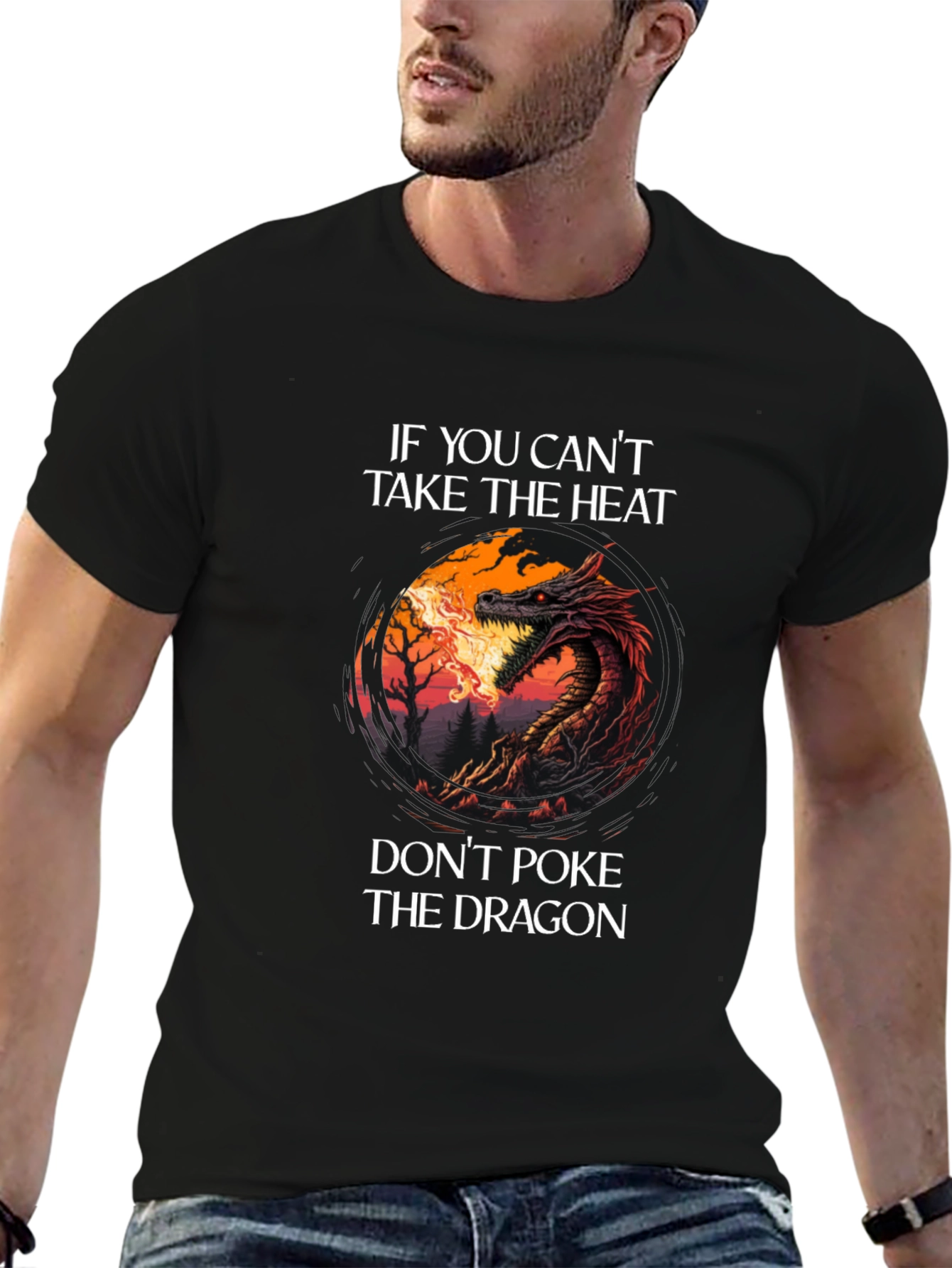 Dragon Heat T-Shirt - Fantasy Graphic Tee