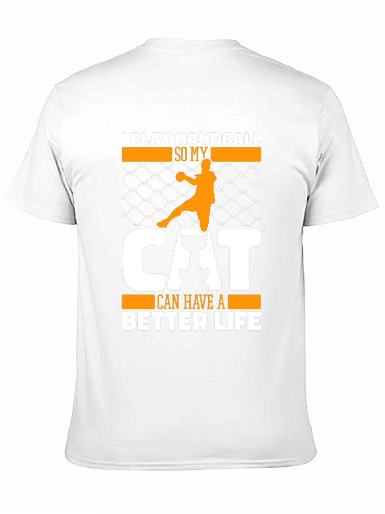 Handball Cat Lover Graphic T-Shirt