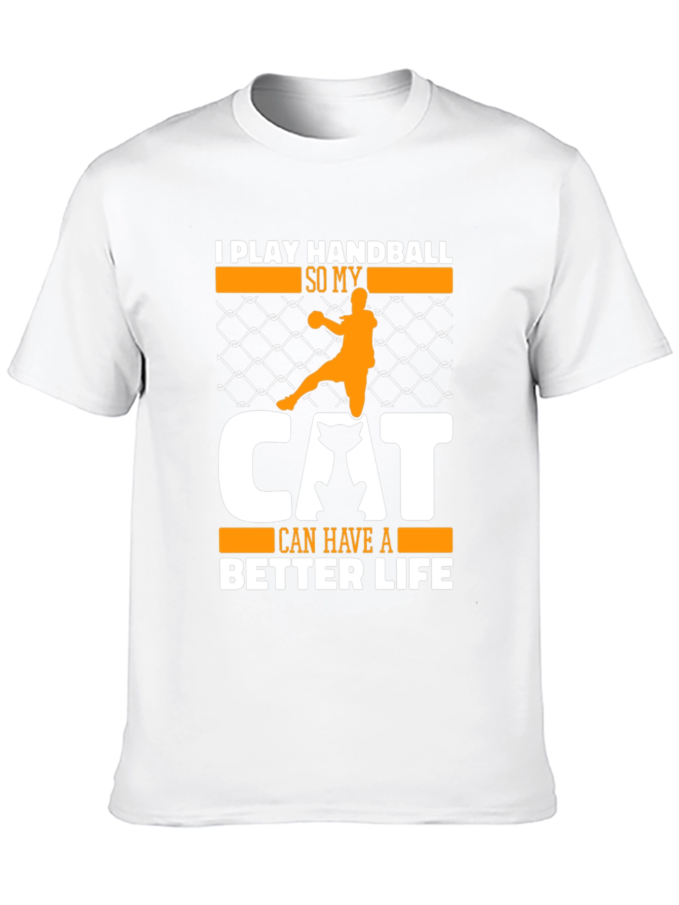 Handball Cat Lover Graphic T-Shirt