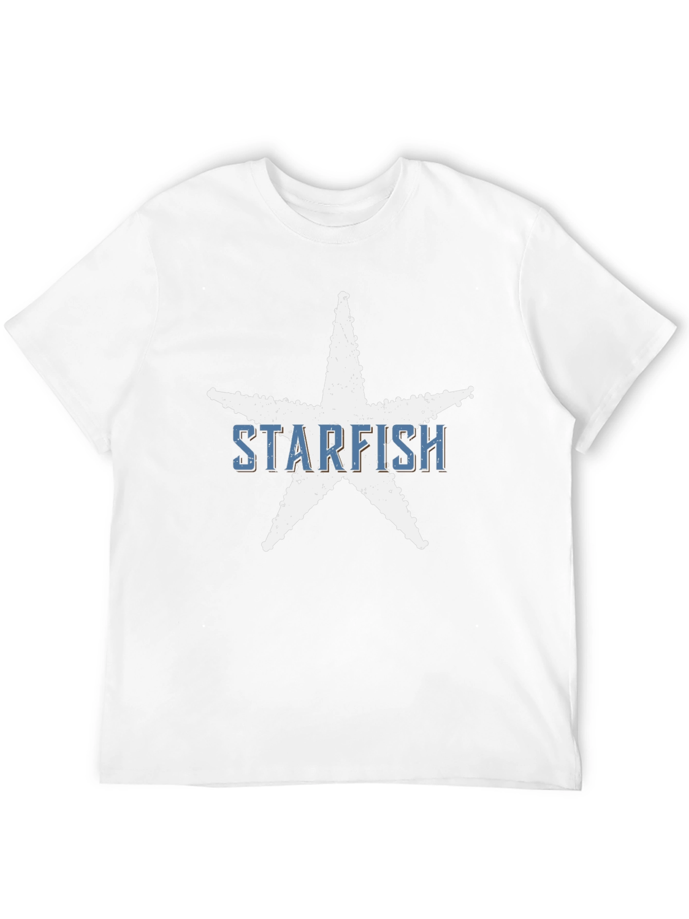 Starfish Graphic Tee - Coastal Style Black T-Shirt