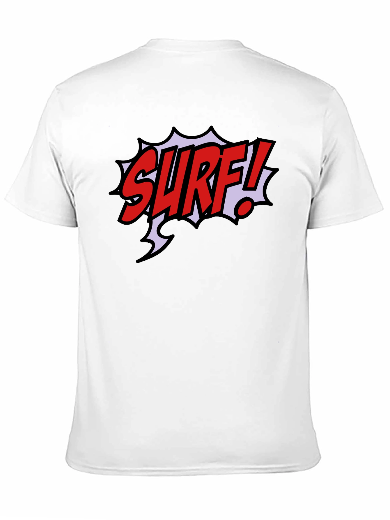 Surf! Graphic T-Shirt - Black Cotton Tee