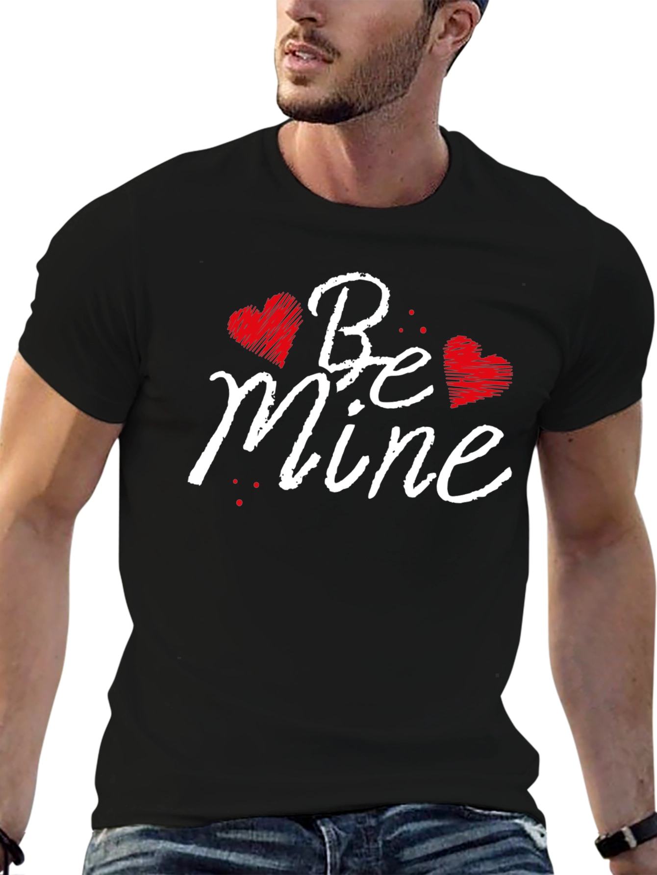 Be Mine Valentines Day Graphic T-Shirt