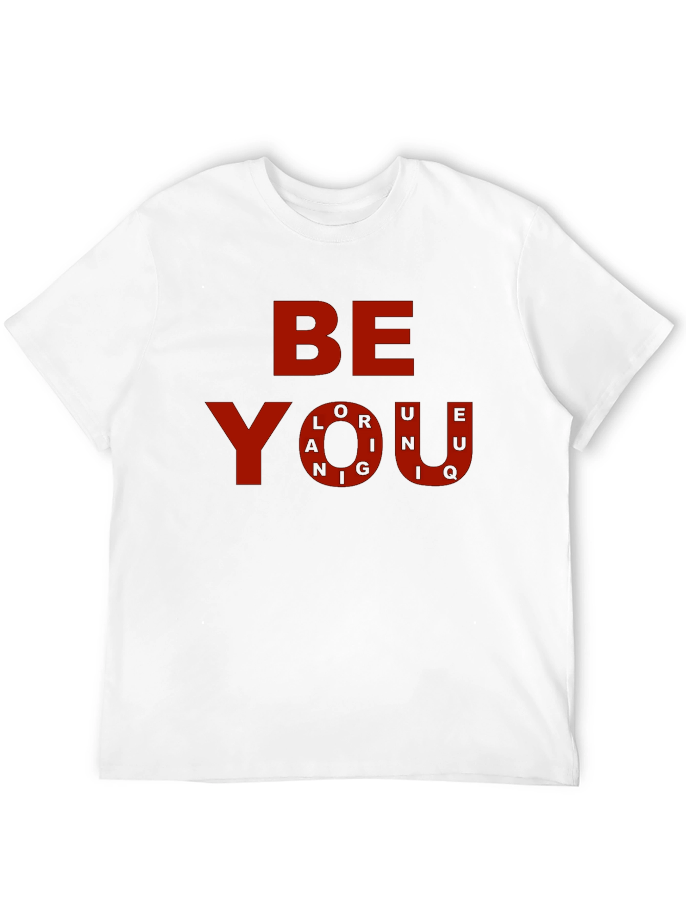 Be You T-Shirt - Black with Red Graphic