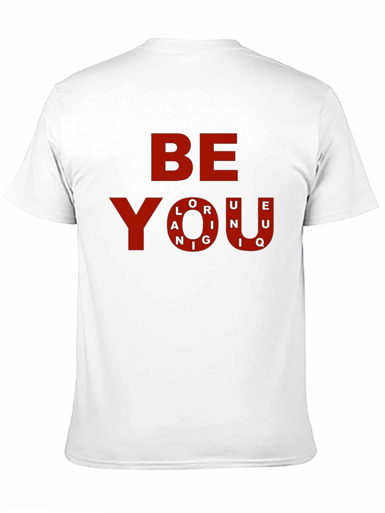 Be You T-Shirt - Black with Red Graphic