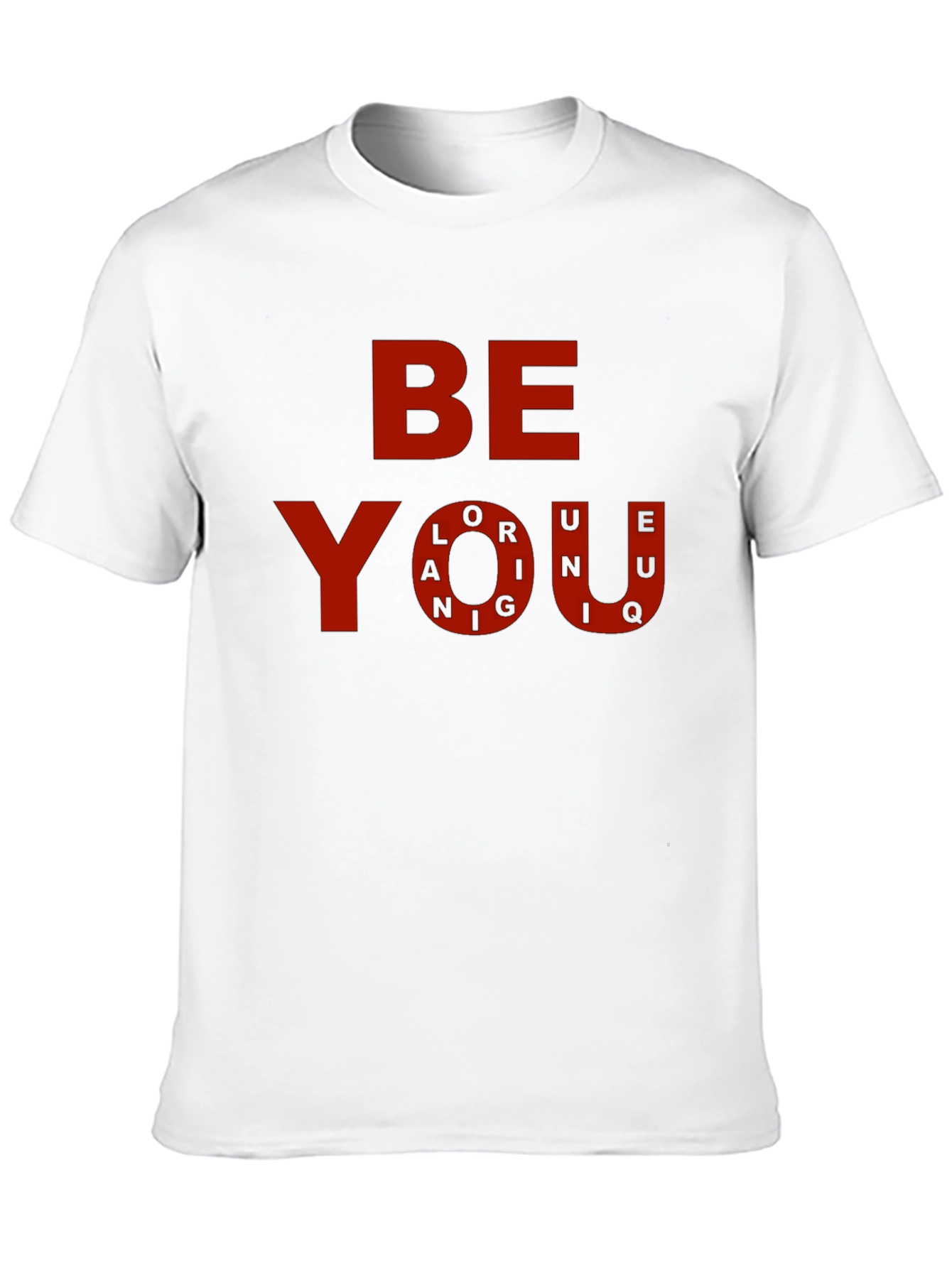 Be You T-Shirt - Black with Red Graphic