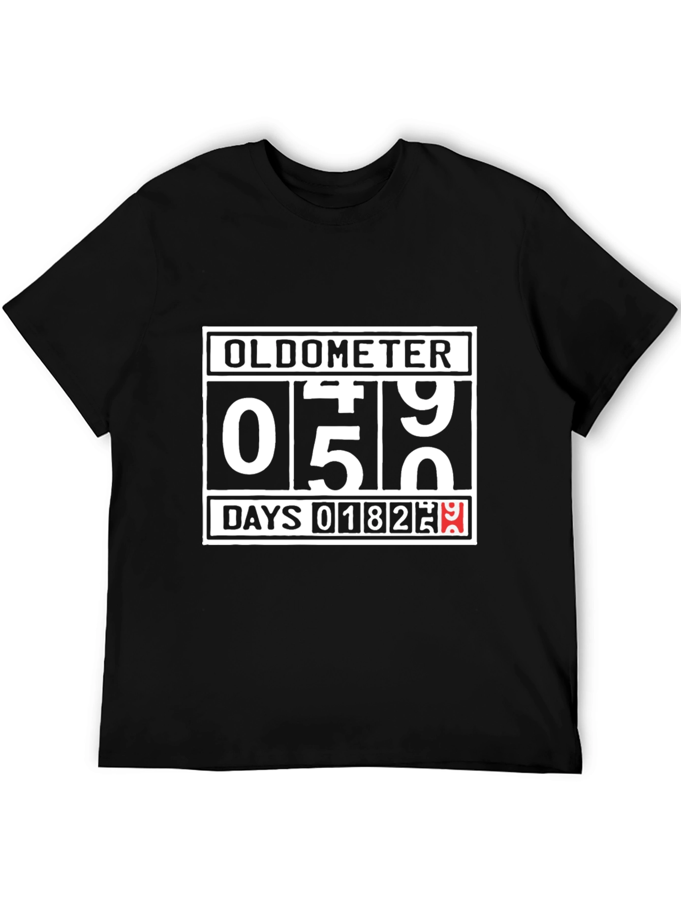 Oldometer Birthday T-Shirt - Funny Age Counter Tee