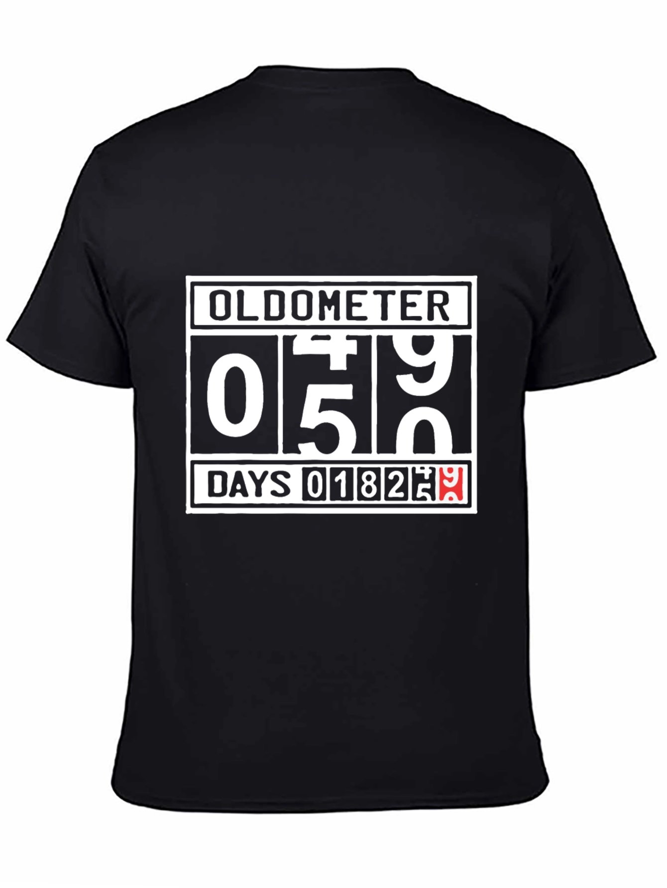 Oldometer Birthday T-Shirt - Funny Age Counter Tee