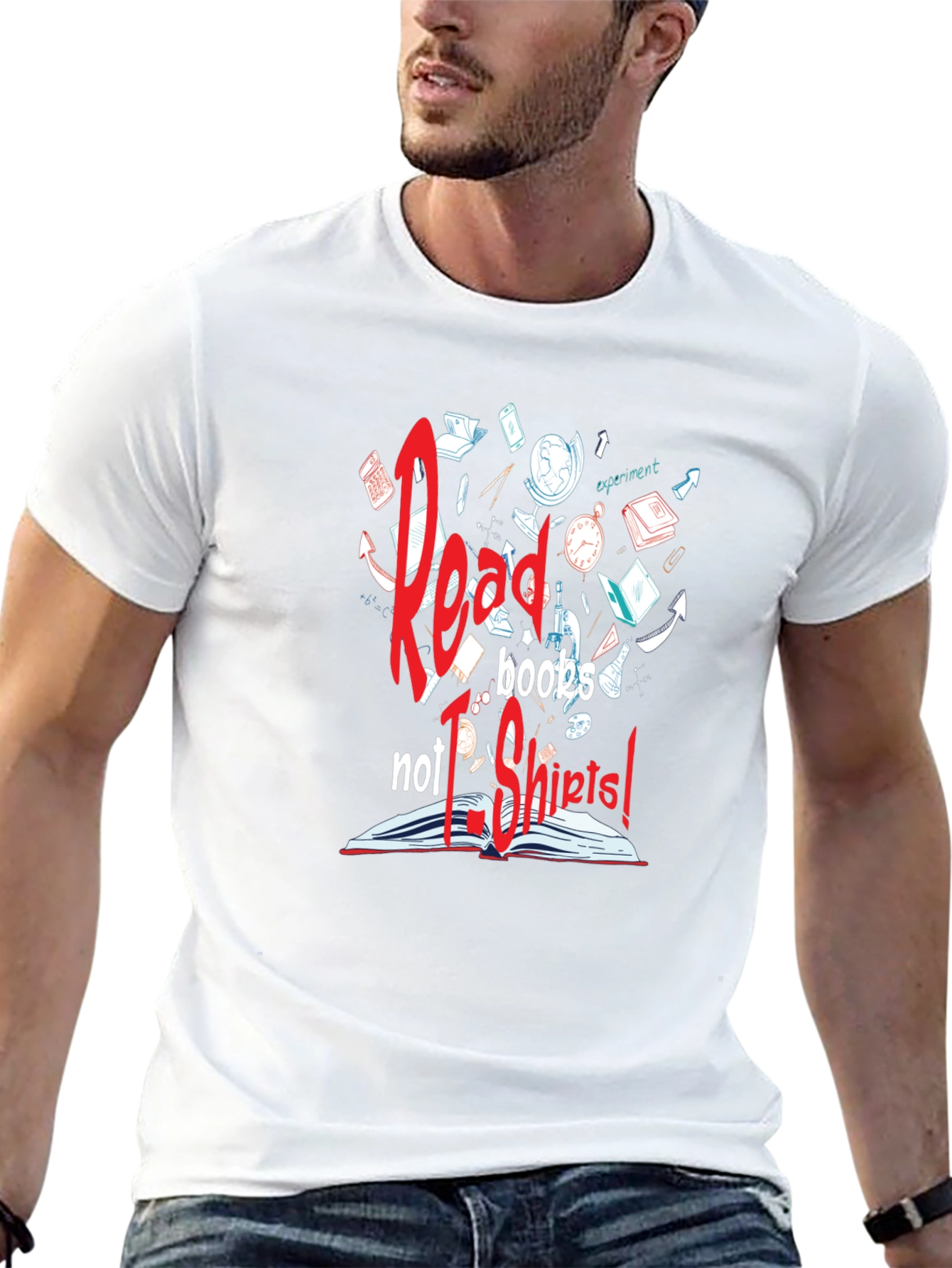 Read Books Not T-Shirts Graphic Tee