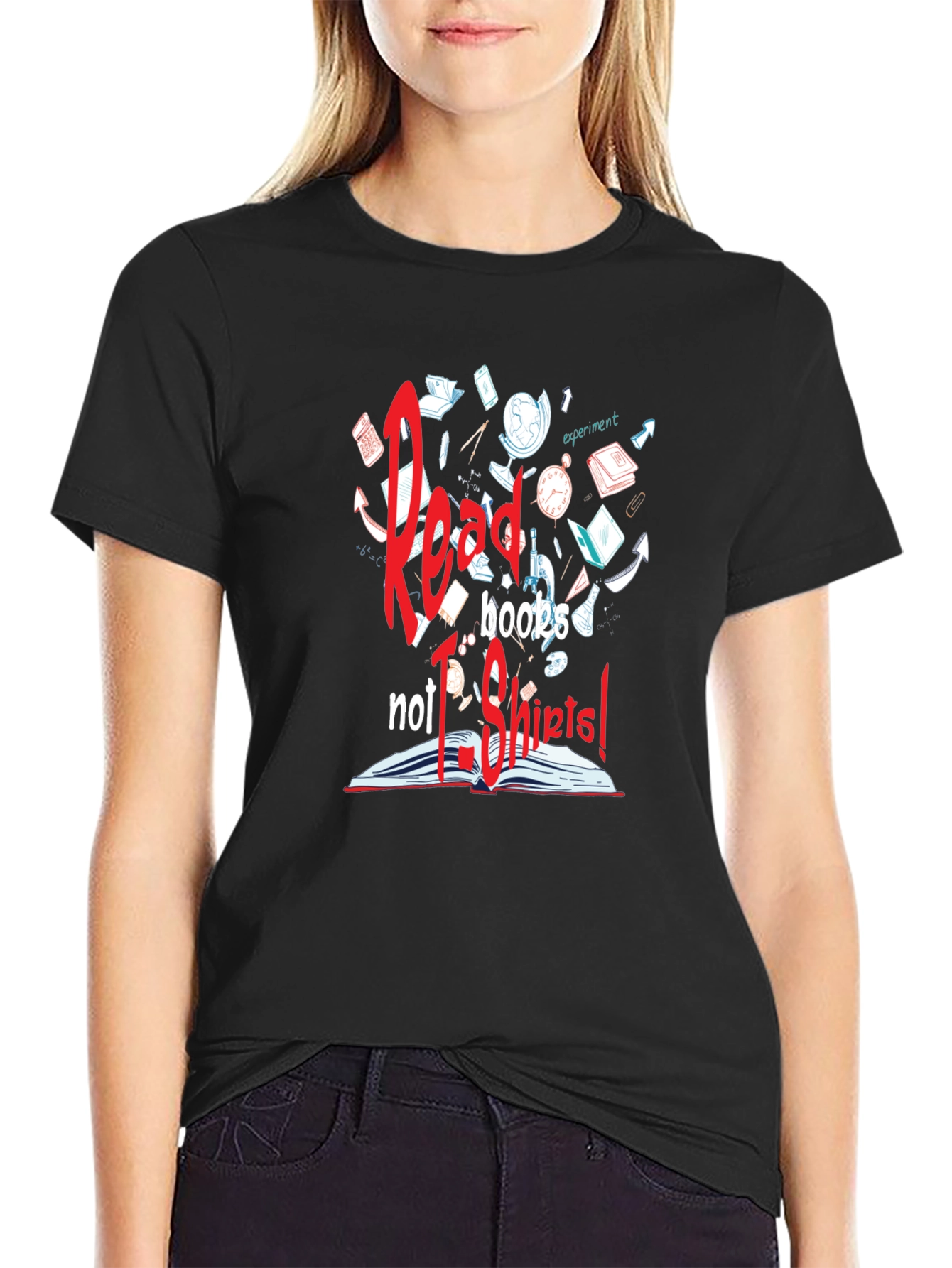 Read Books Not T-Shirts Graphic Tee