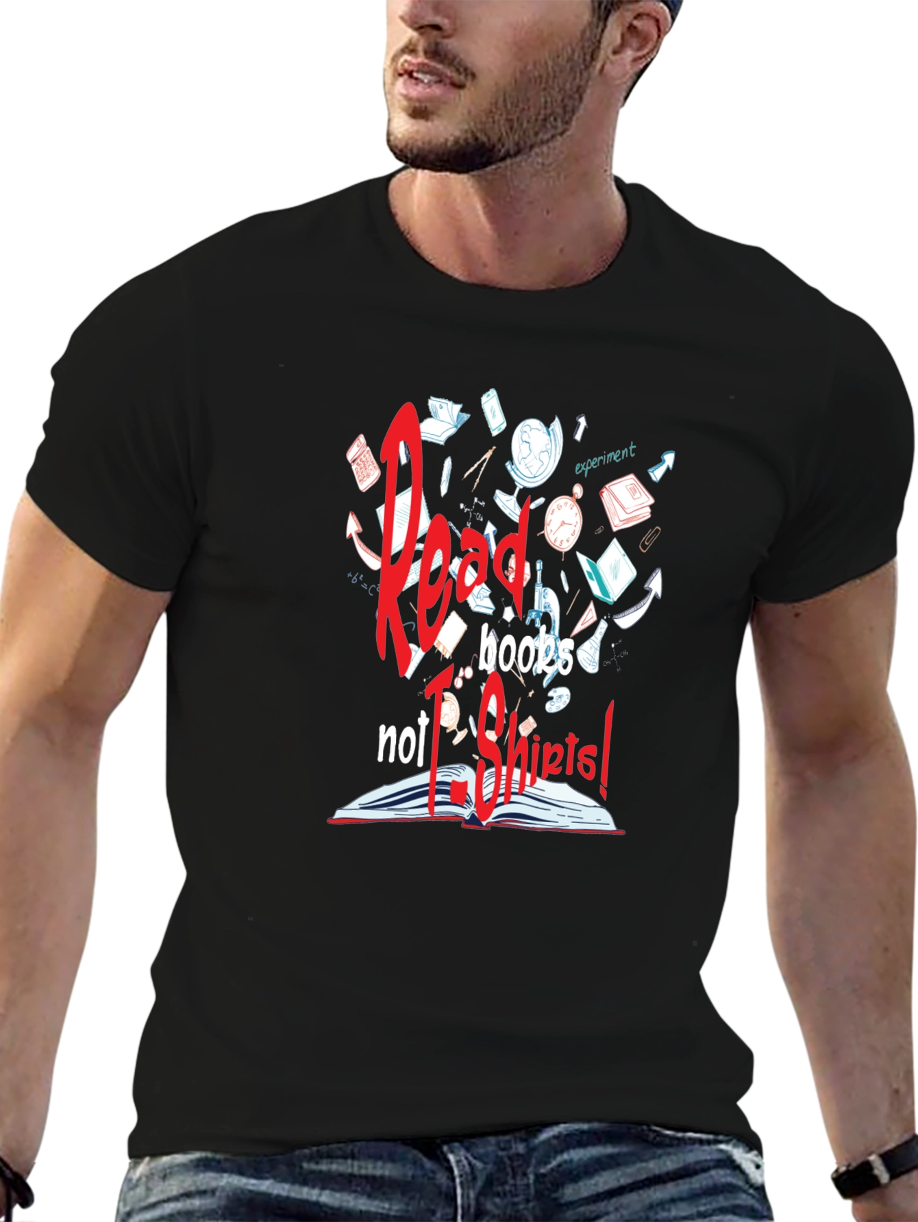 Read Books Not T-Shirts Graphic Tee
