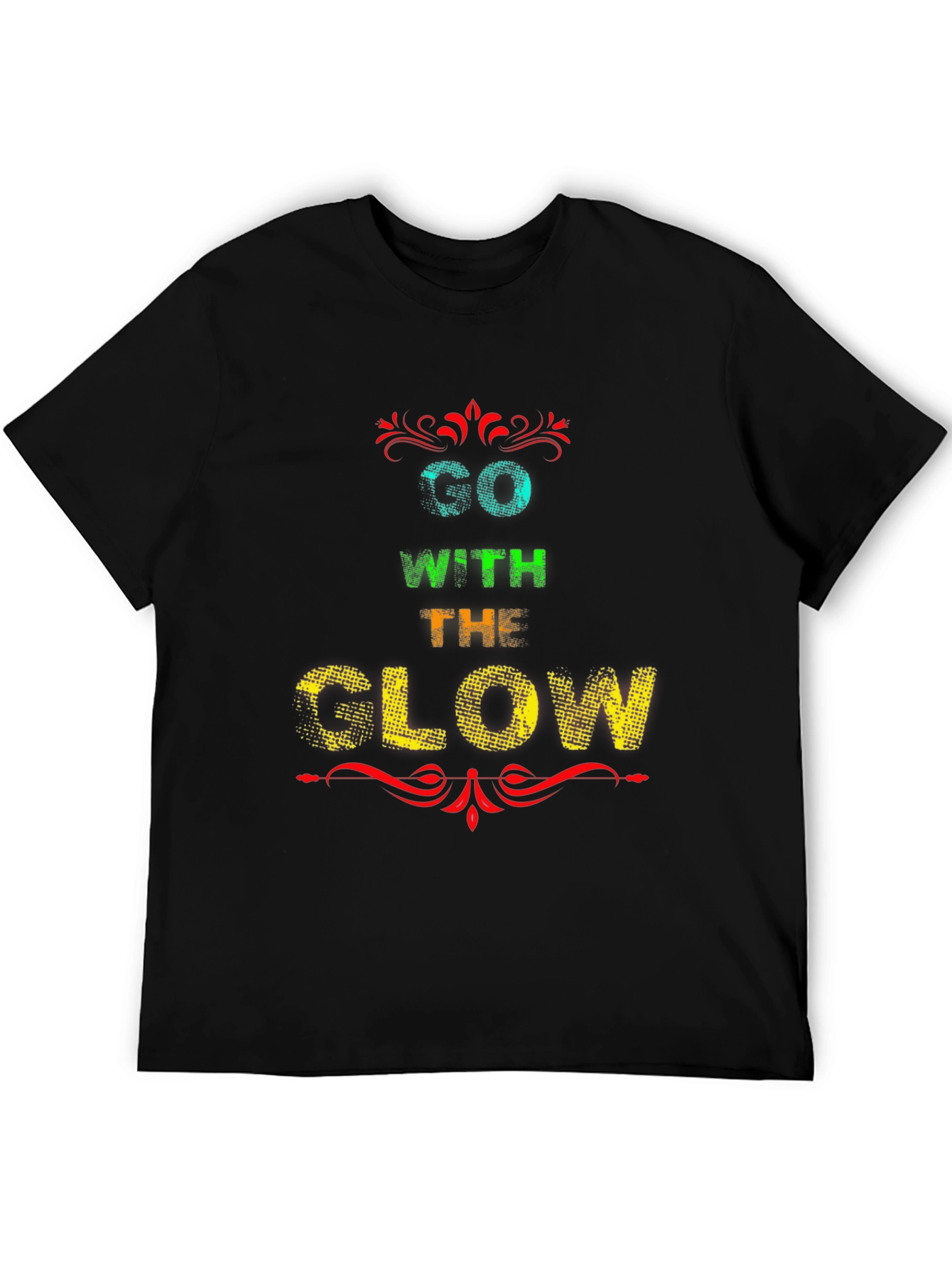 Go With The Glow Graphic Tee - Black