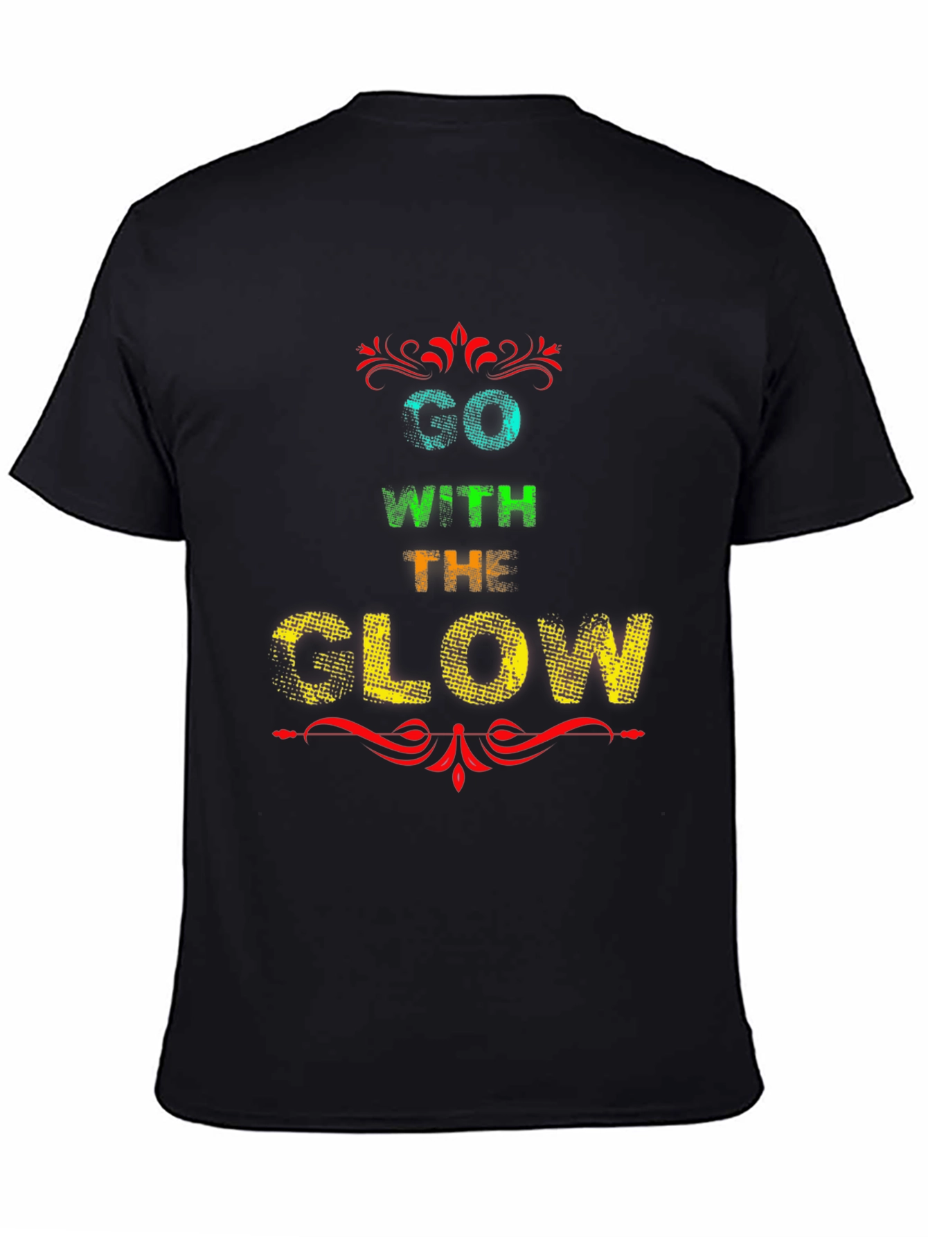 Go With The Glow Graphic Tee - Black