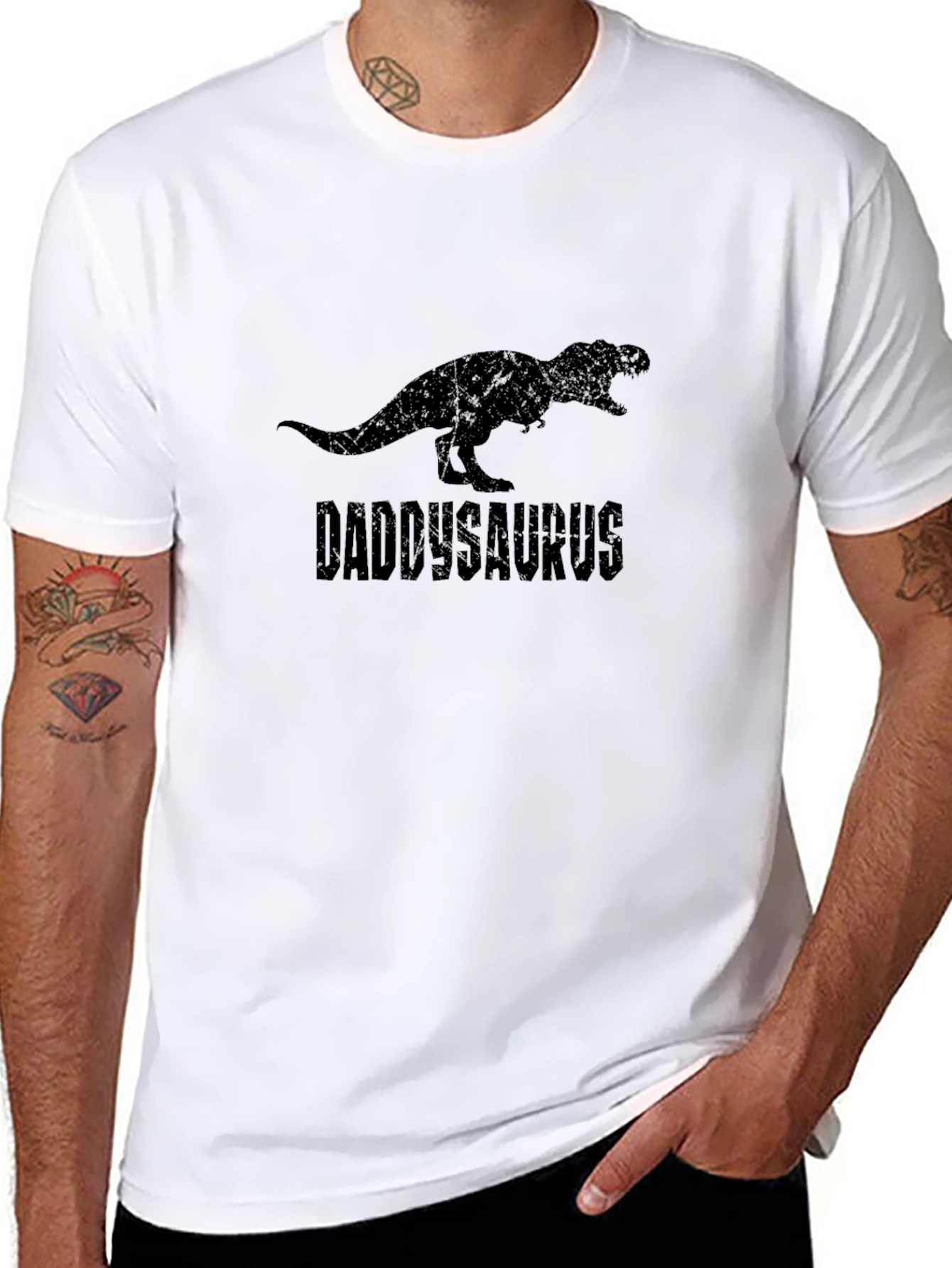 DaddySaurus T-Shirt - Dinosaur Dad Tee