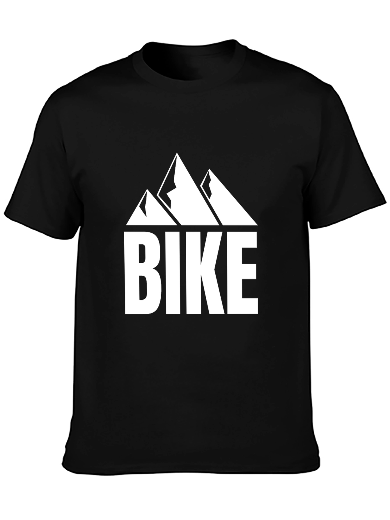 Mountain Bike Graphic T-Shirt - Black