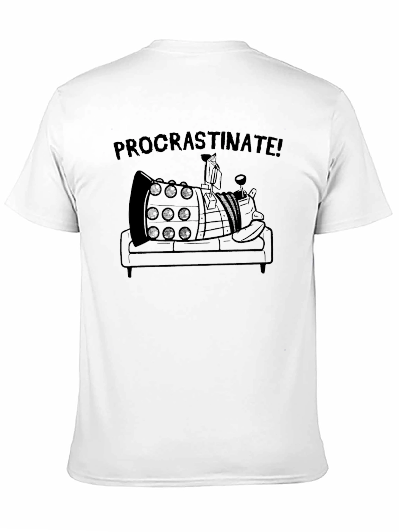 Procrastinate Dalek Graphic T-Shirt