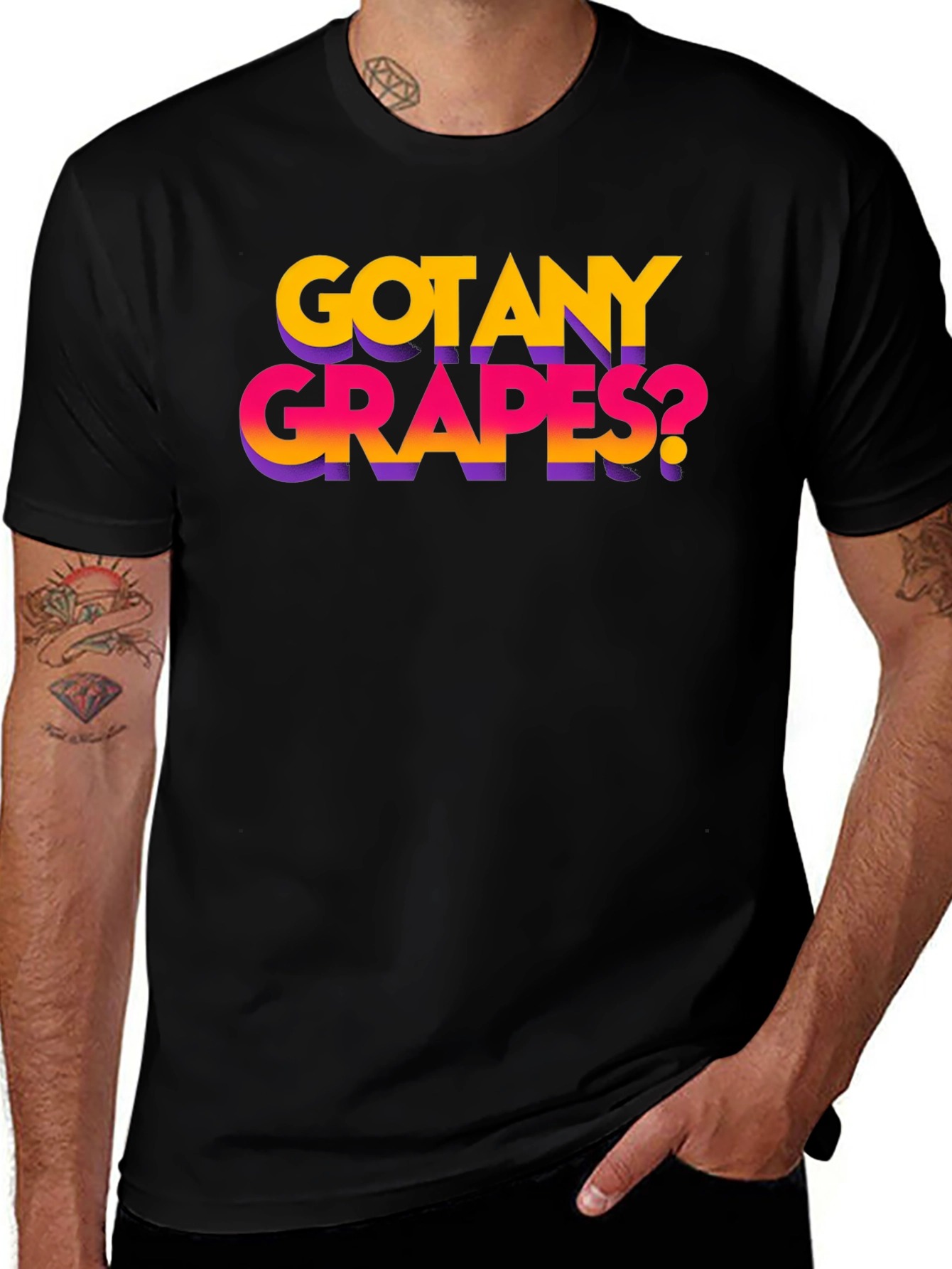 Got Any Grapes? Funny Graphic T-Shirt