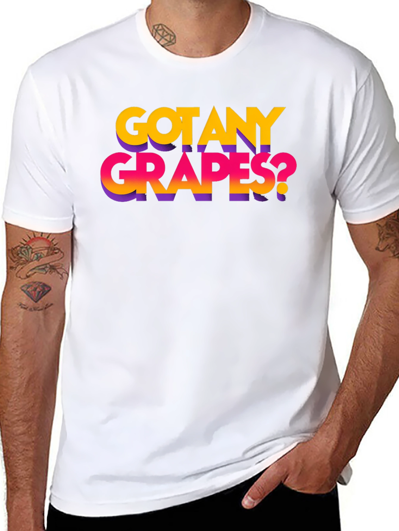 Got Any Grapes? Funny Graphic T-Shirt