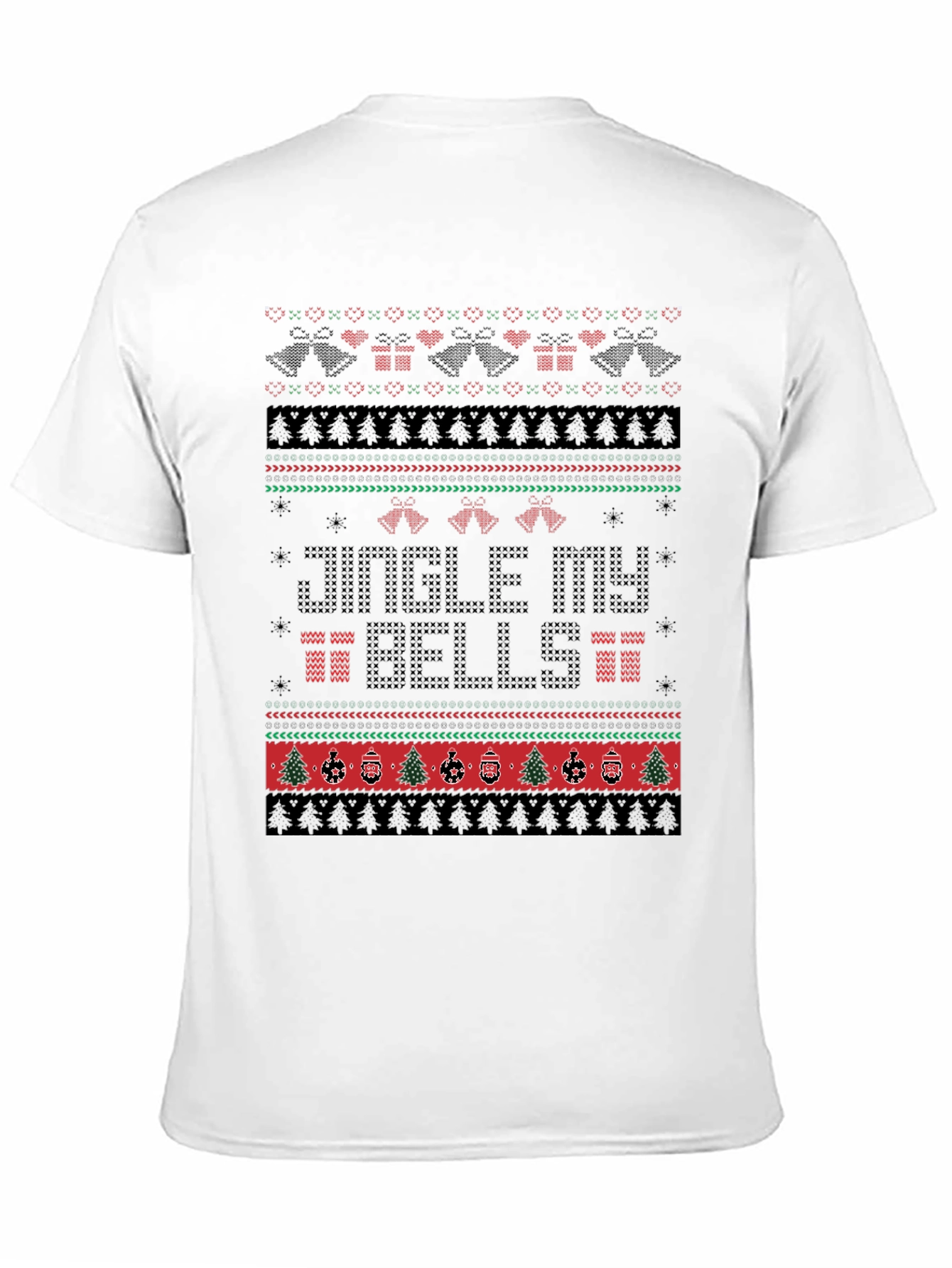 Festive Jingle My Bells Ugly Christmas Sweater T-Shirt