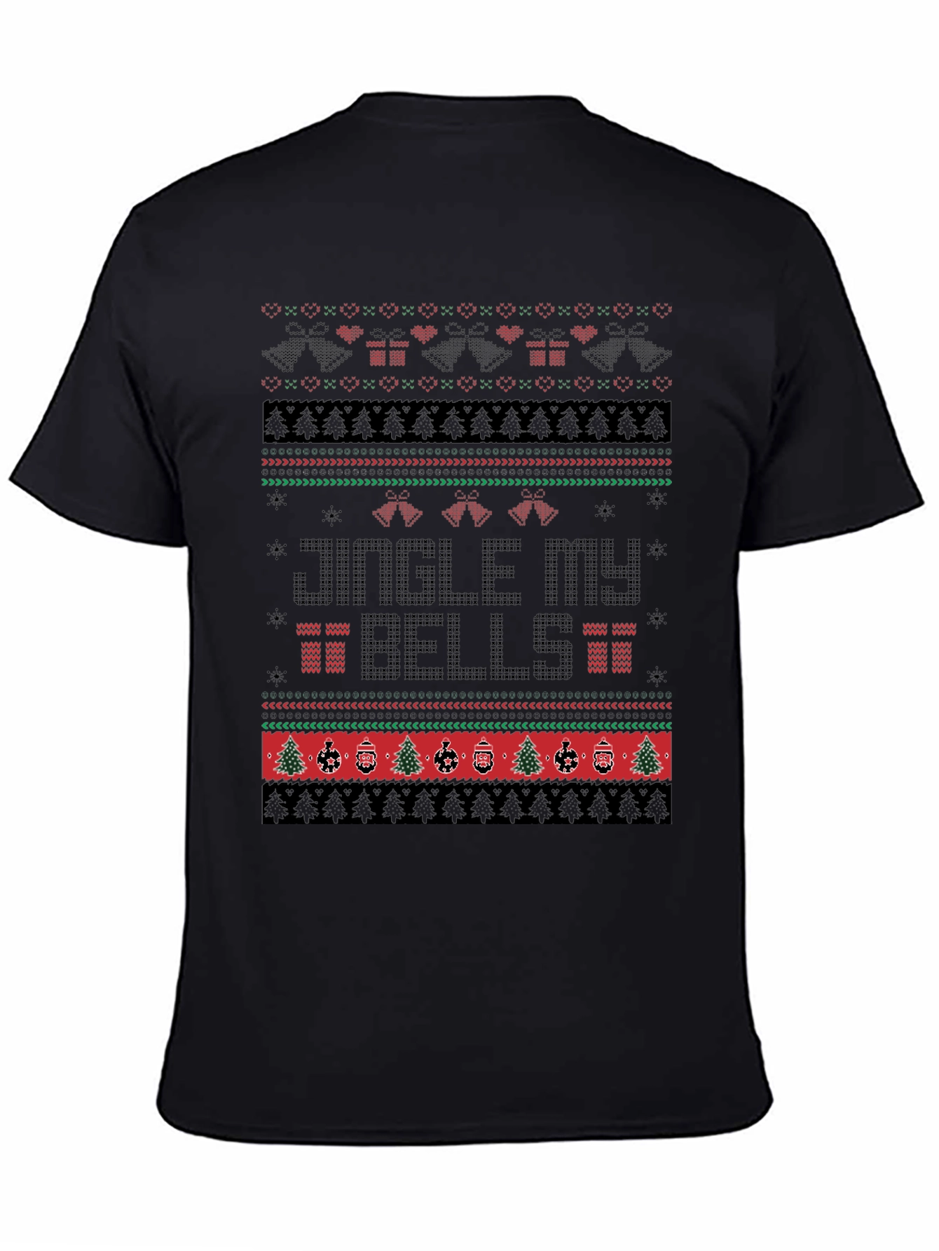 Festive Jingle My Bells Ugly Christmas Sweater T-Shirt