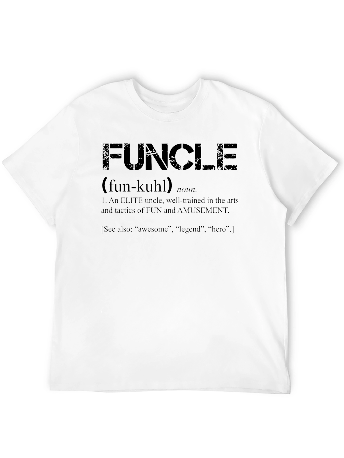 Funcle Definition T-Shirt - Cool Uncle Tee