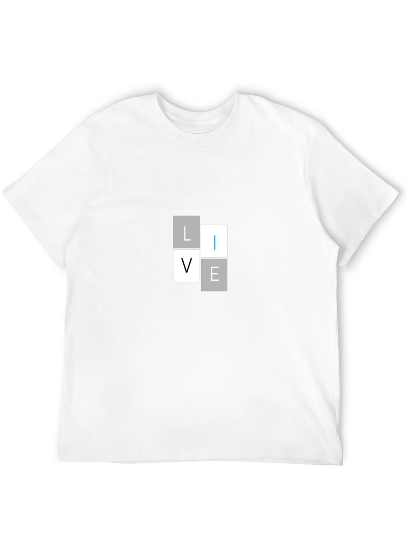 Live Graphic T-Shirt - Modern Design Black Tee