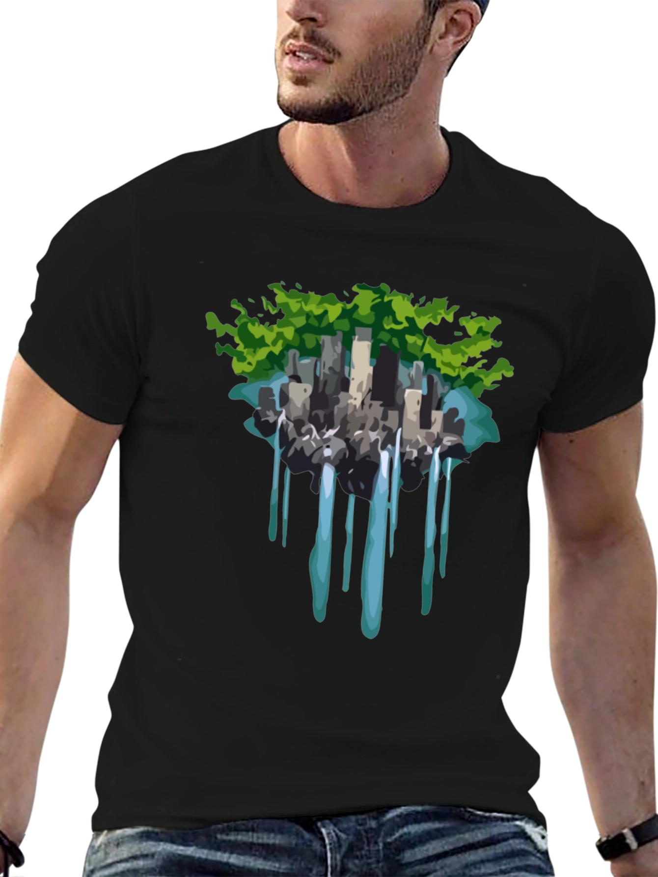 Urban Oasis T-Shirt - Nature Meets City