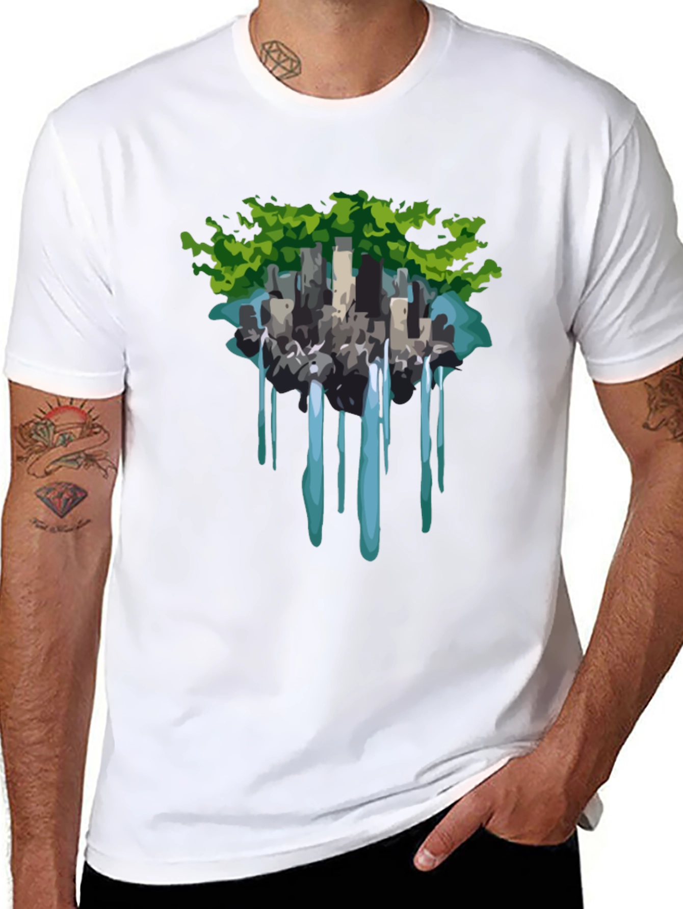 Urban Oasis T-Shirt - Nature Meets City