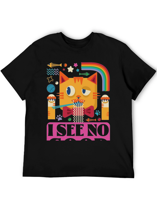 I See No Good Cat Graphic Tee