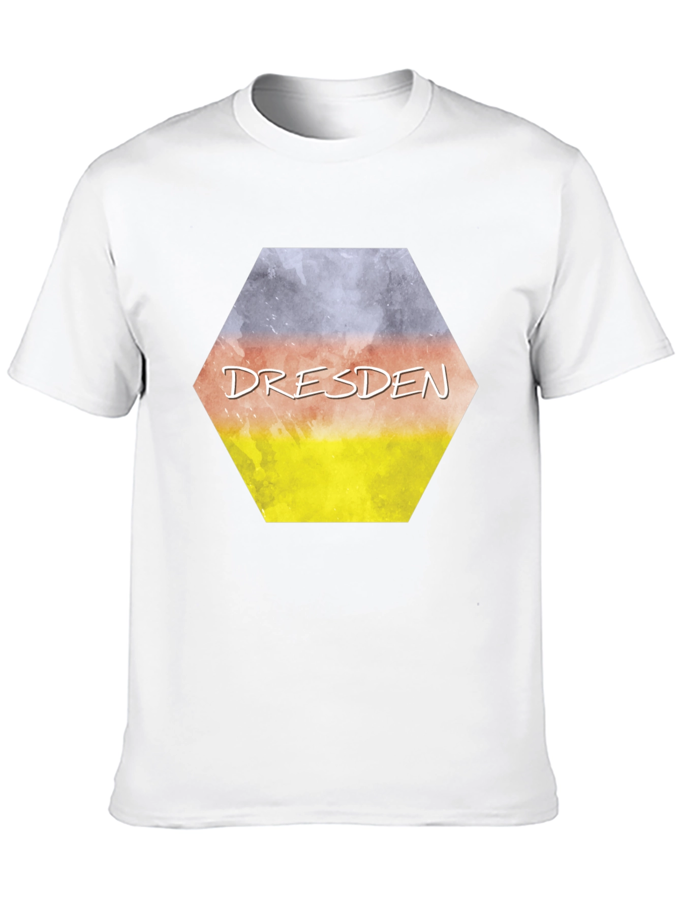 Dresden Germany Flag Graphic T-Shirt