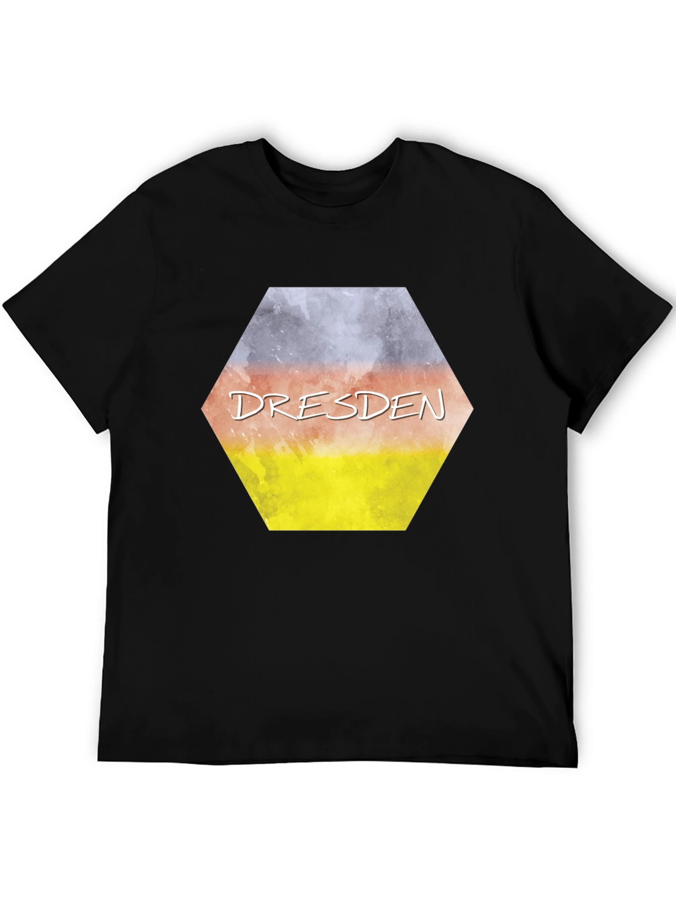 Dresden Germany Flag Graphic T-Shirt