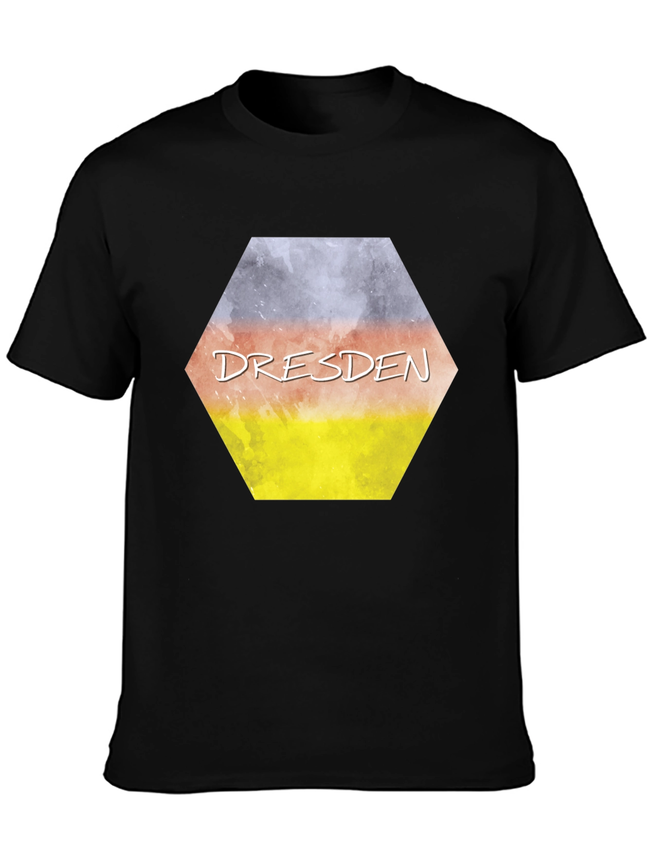 Dresden Germany Flag Graphic T-Shirt