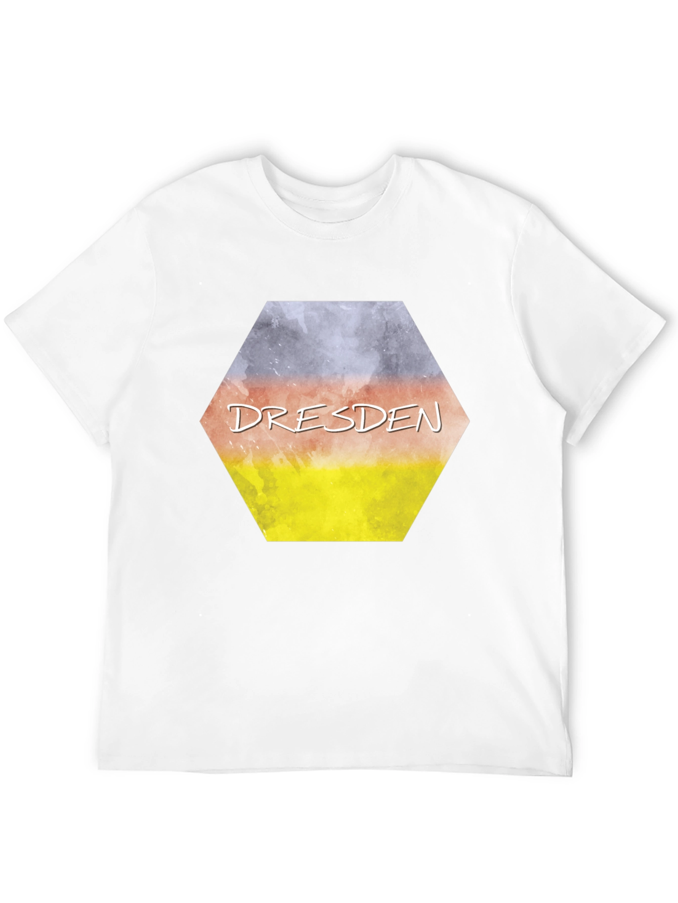 Dresden Germany Flag Graphic T-Shirt