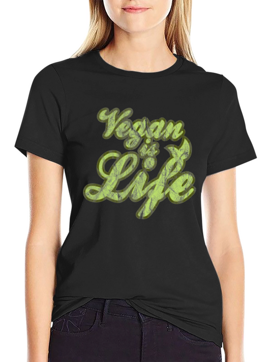 Vegan is Life T-Shirt - Eco-Friendly Fashion