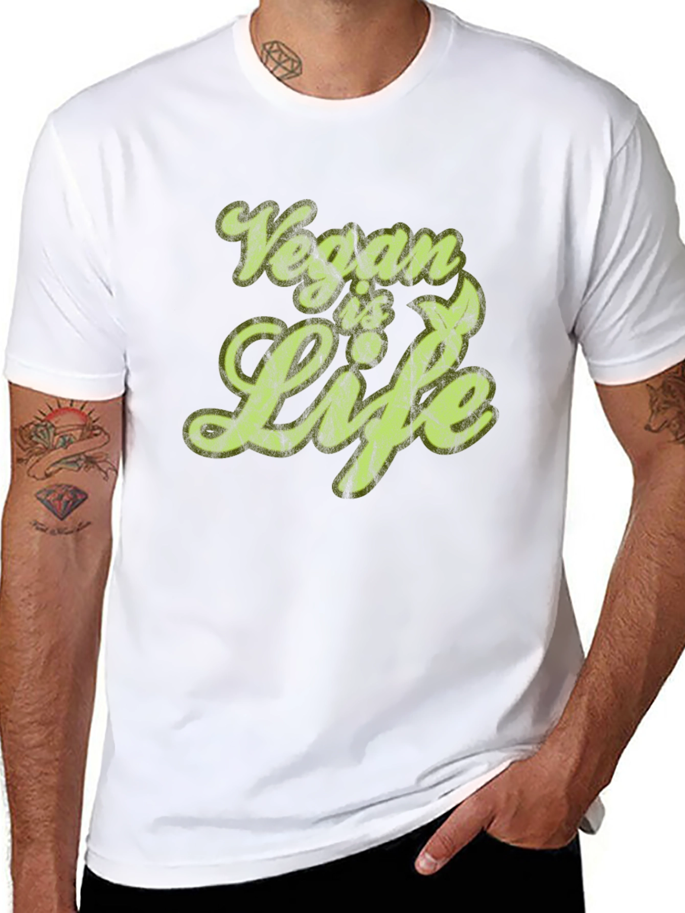 Vegan is Life T-Shirt - Eco-Friendly Fashion