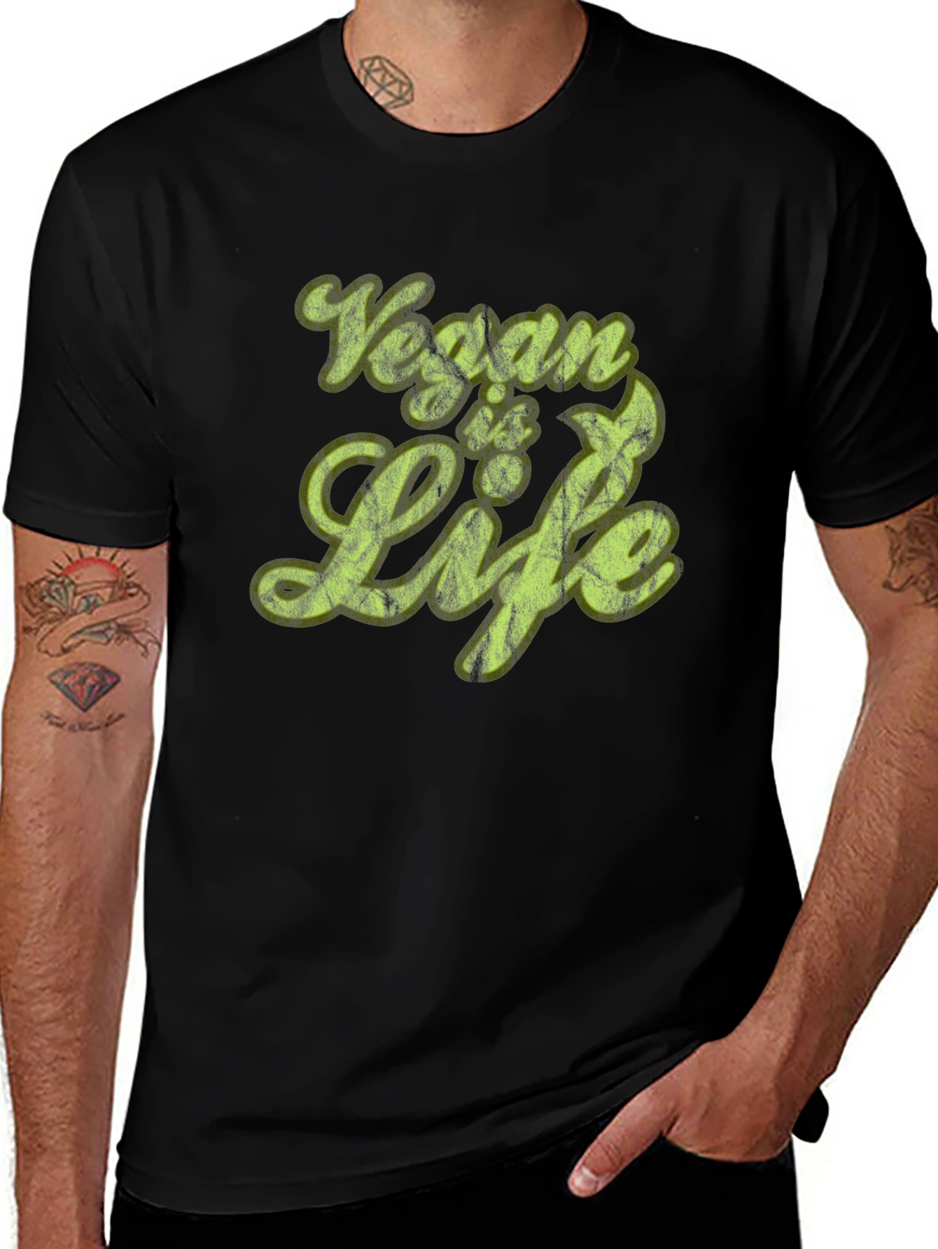 Vegan is Life T-Shirt - Eco-Friendly Fashion