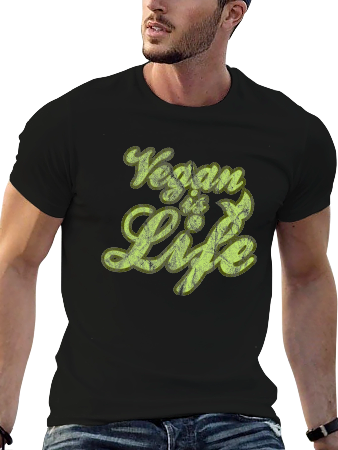 Vegan is Life T-Shirt - Eco-Friendly Fashion