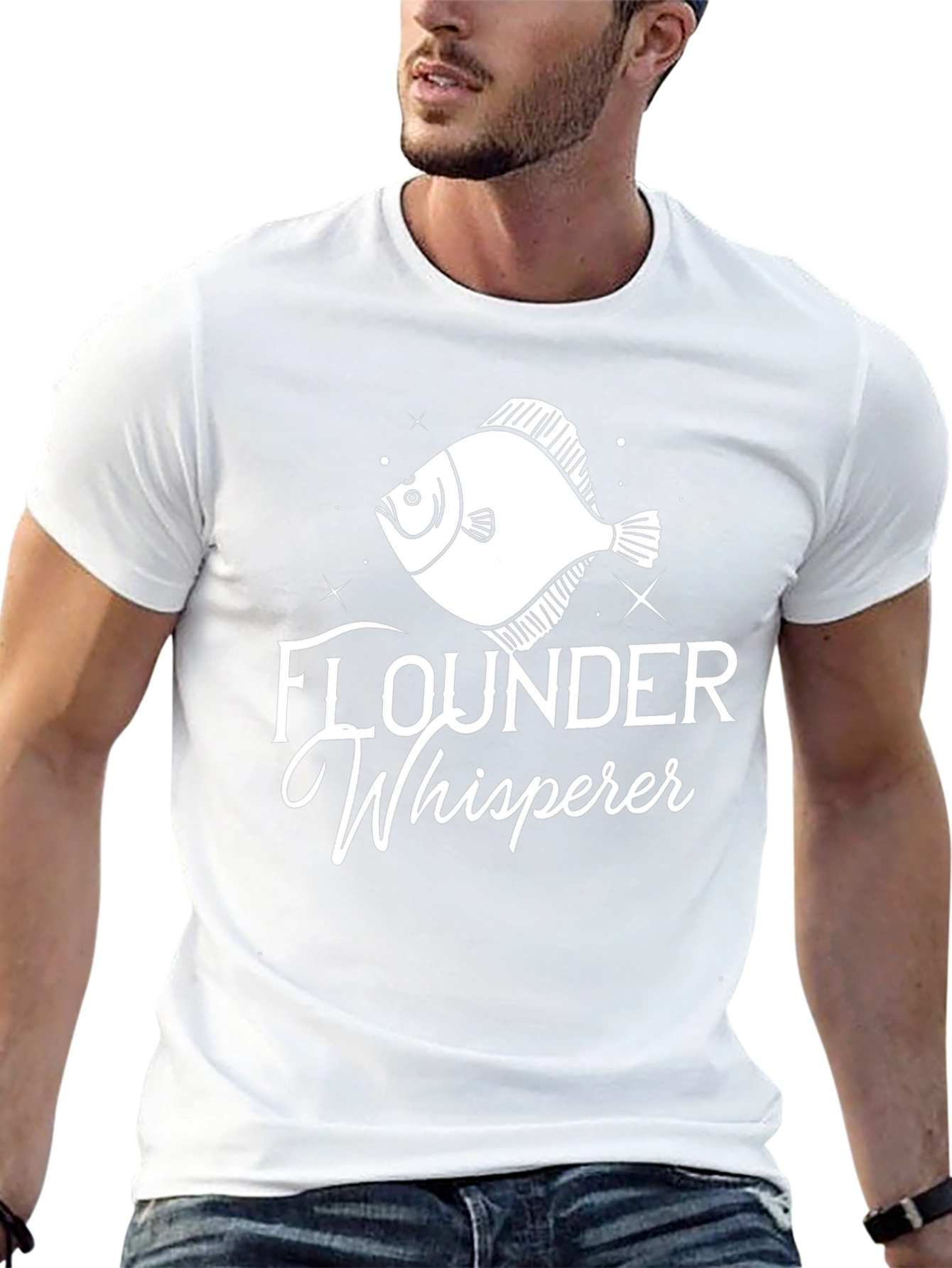 Flounder Whisperer Graphic T-Shirt