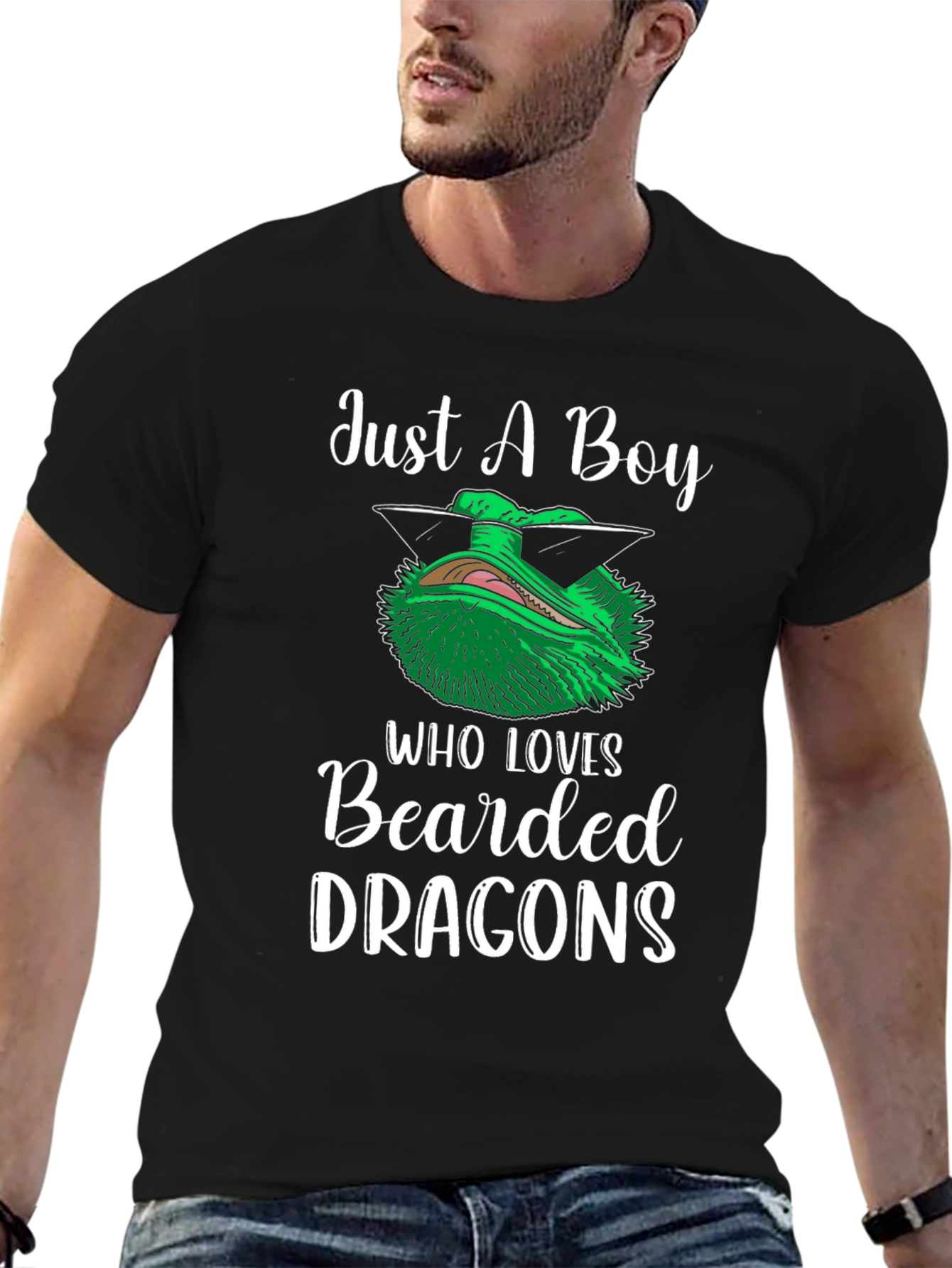 Boys Bearded Dragon Lover Graphic Tee