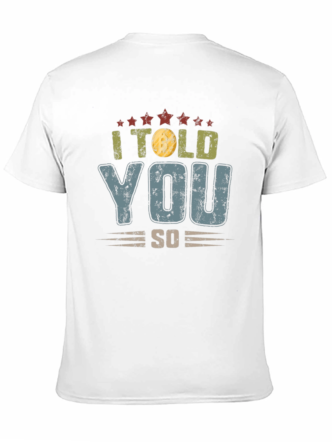 I Told You So Mens Black Graphic T-Shirt