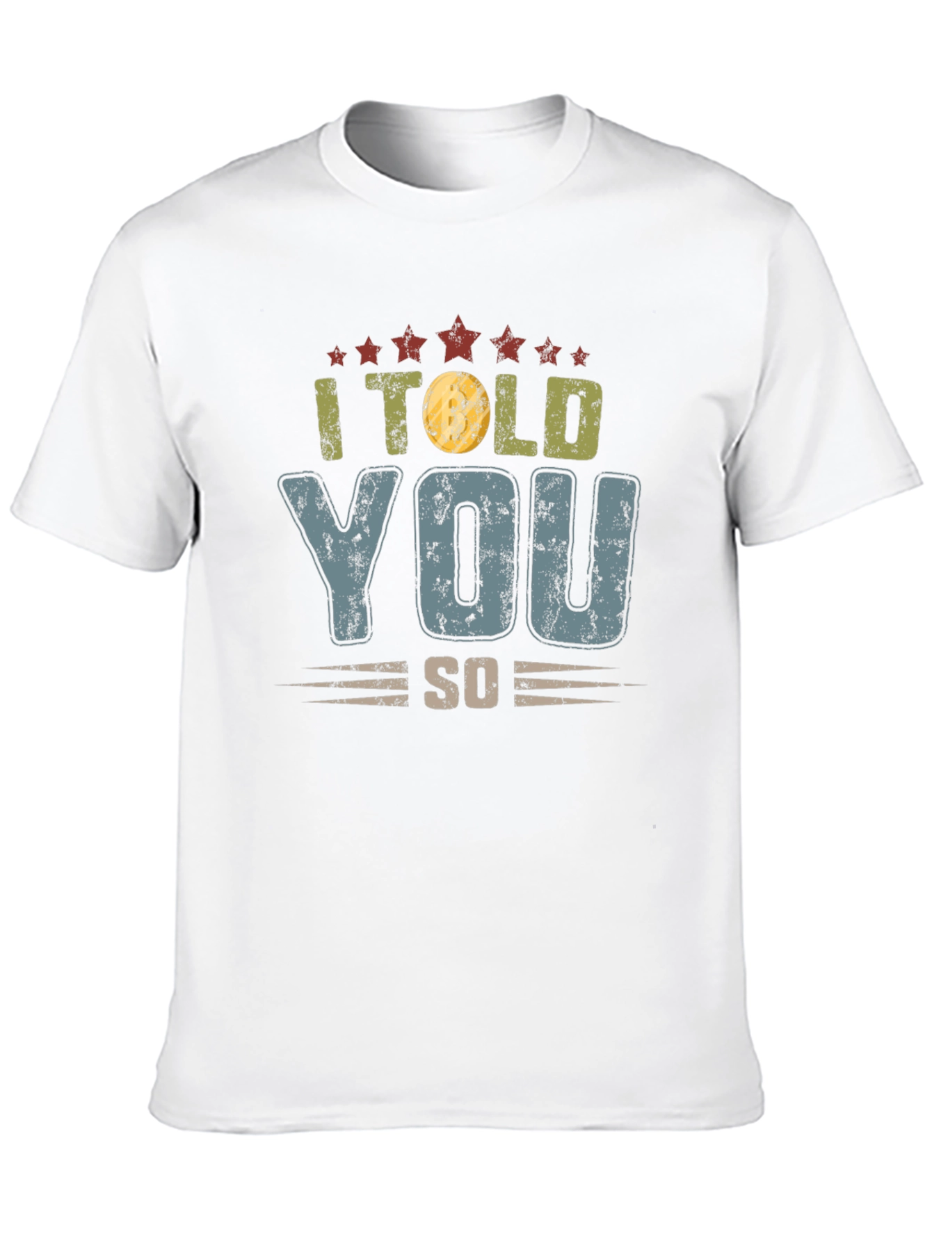 I Told You So Mens Black Graphic T-Shirt