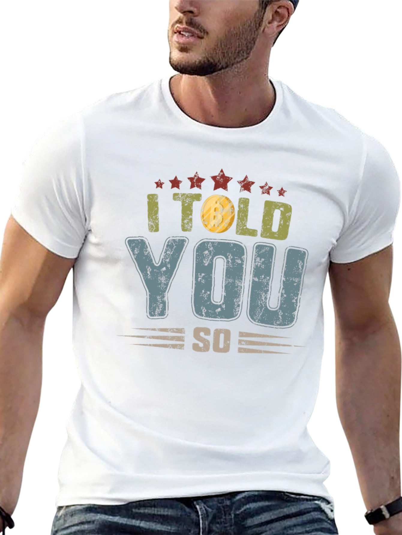 I Told You So Mens Black Graphic T-Shirt