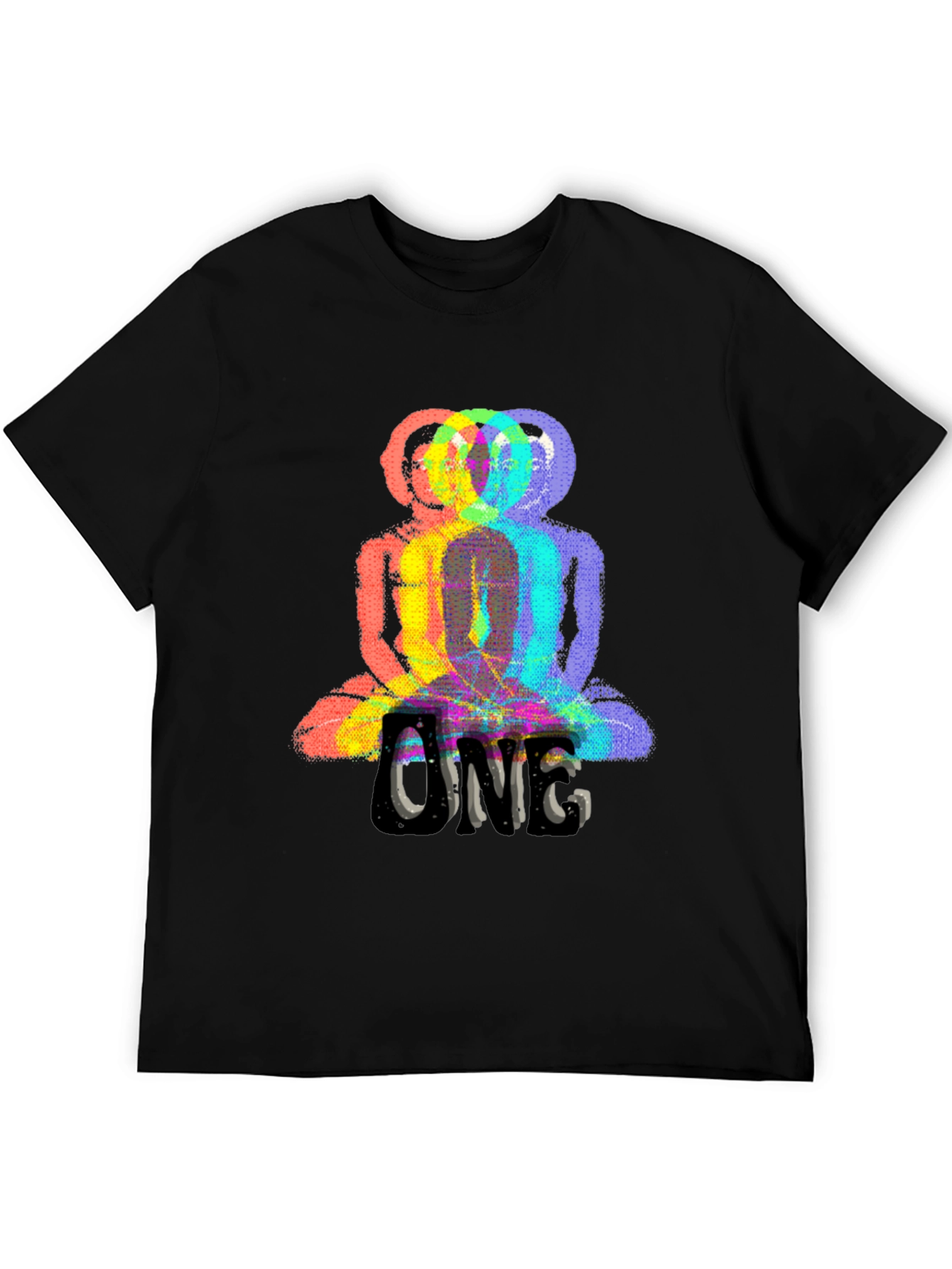 ONE Buddha Graphic Black T-Shirt