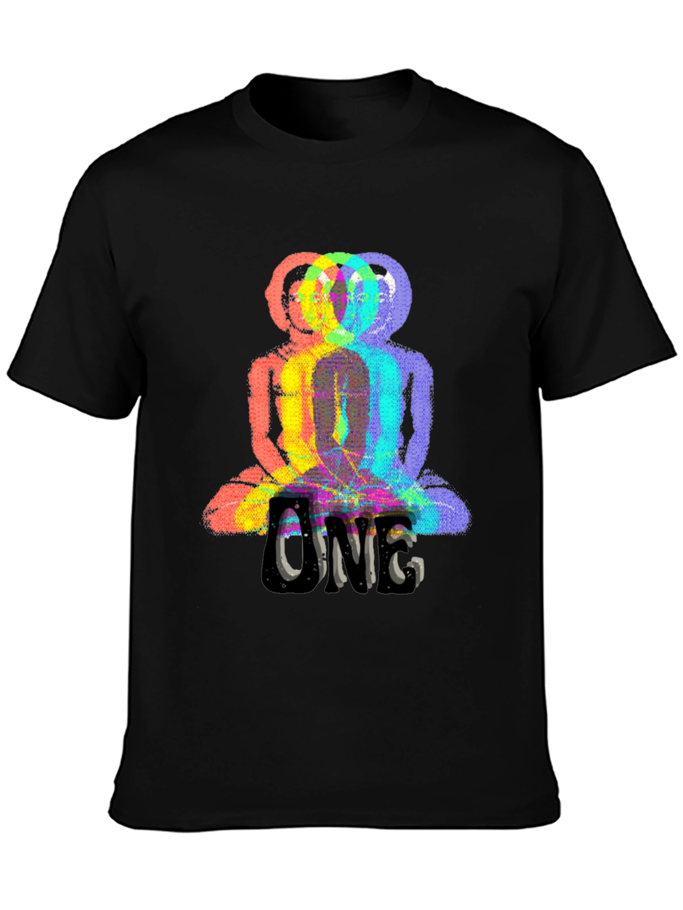 ONE Buddha Graphic Black T-Shirt