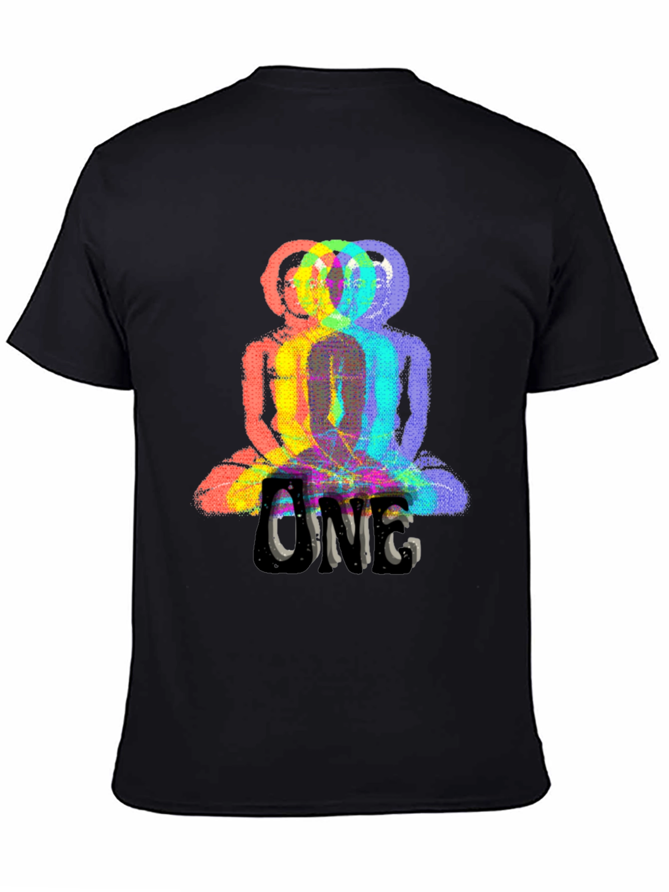 ONE Buddha Graphic Black T-Shirt