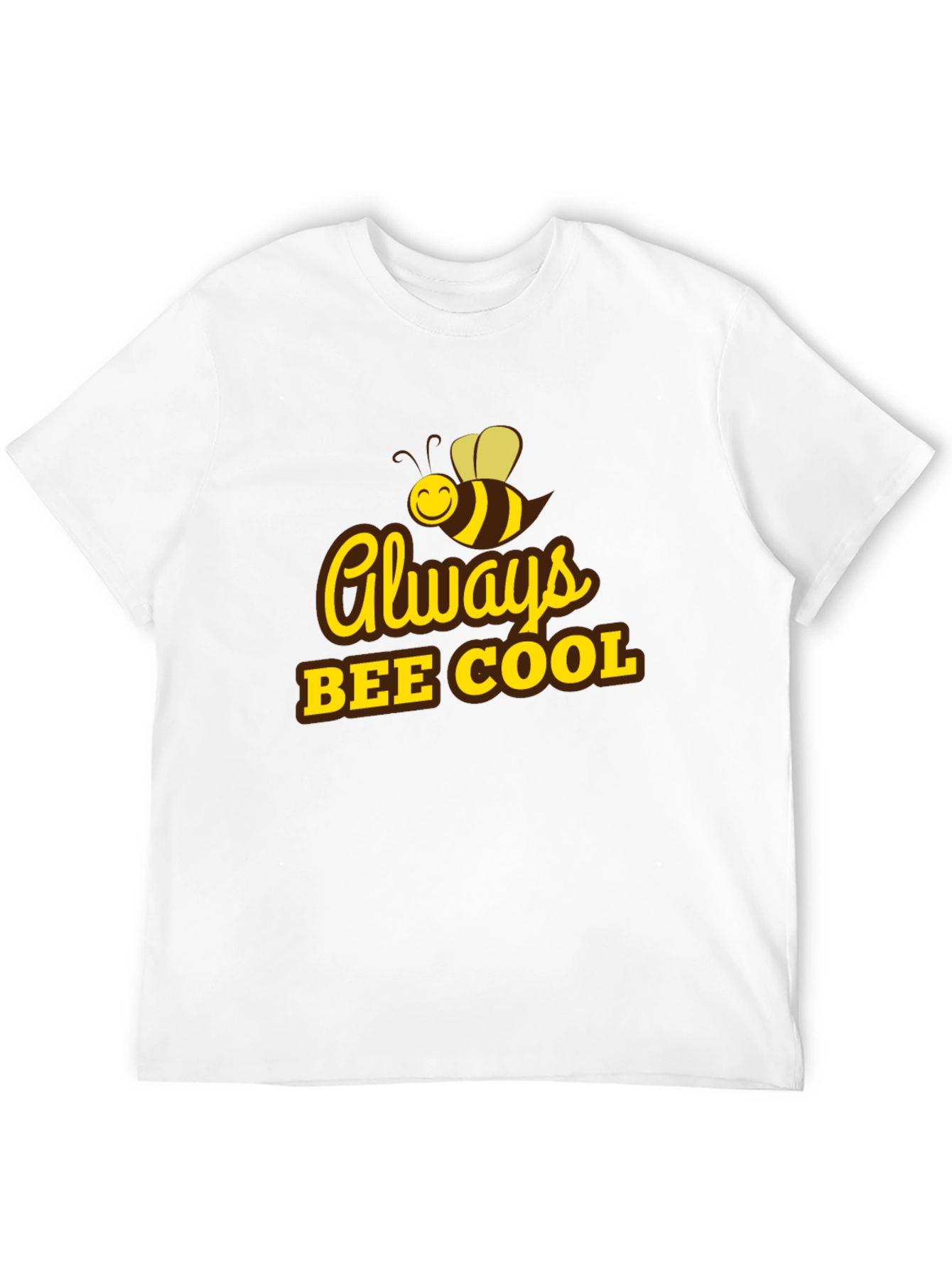 Always Bee Cool T-Shirt - Black Cotton Tee
