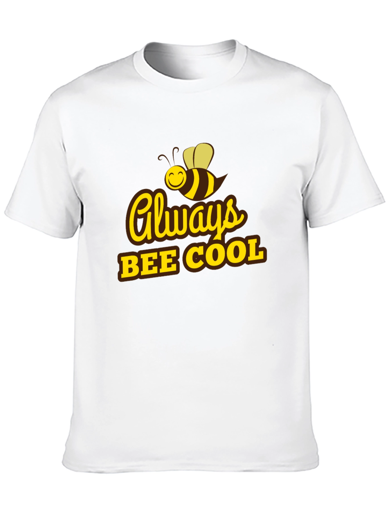 Always Bee Cool T-Shirt - Black Cotton Tee