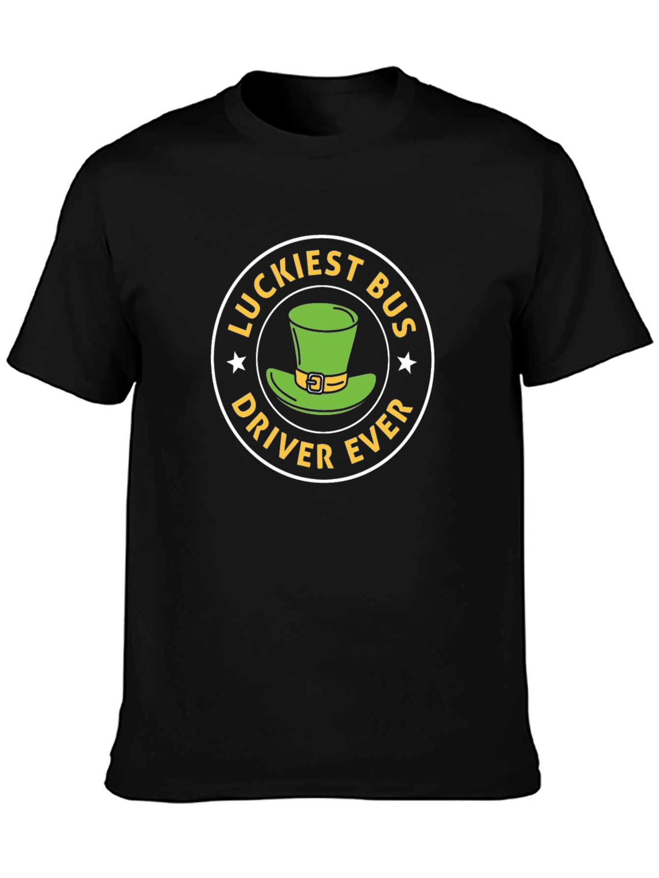 Lucky Bus Driver Ever Graphic T-Shirt