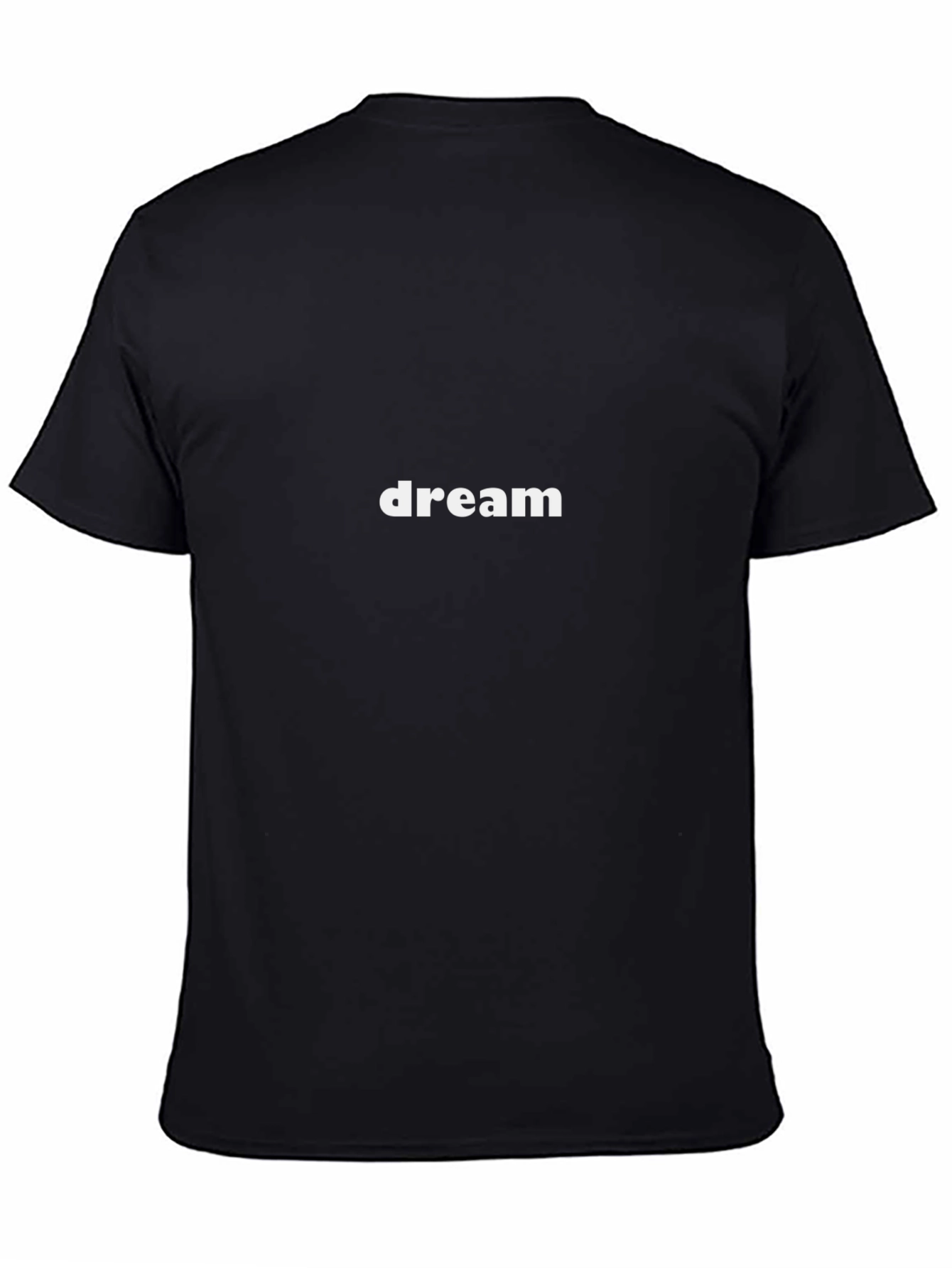 Dream Graphic Tee - Black Casual T-Shirt