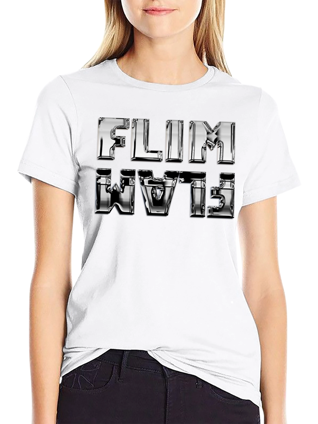 Chrome FLIM Flams Graphic T-Shirt - Black